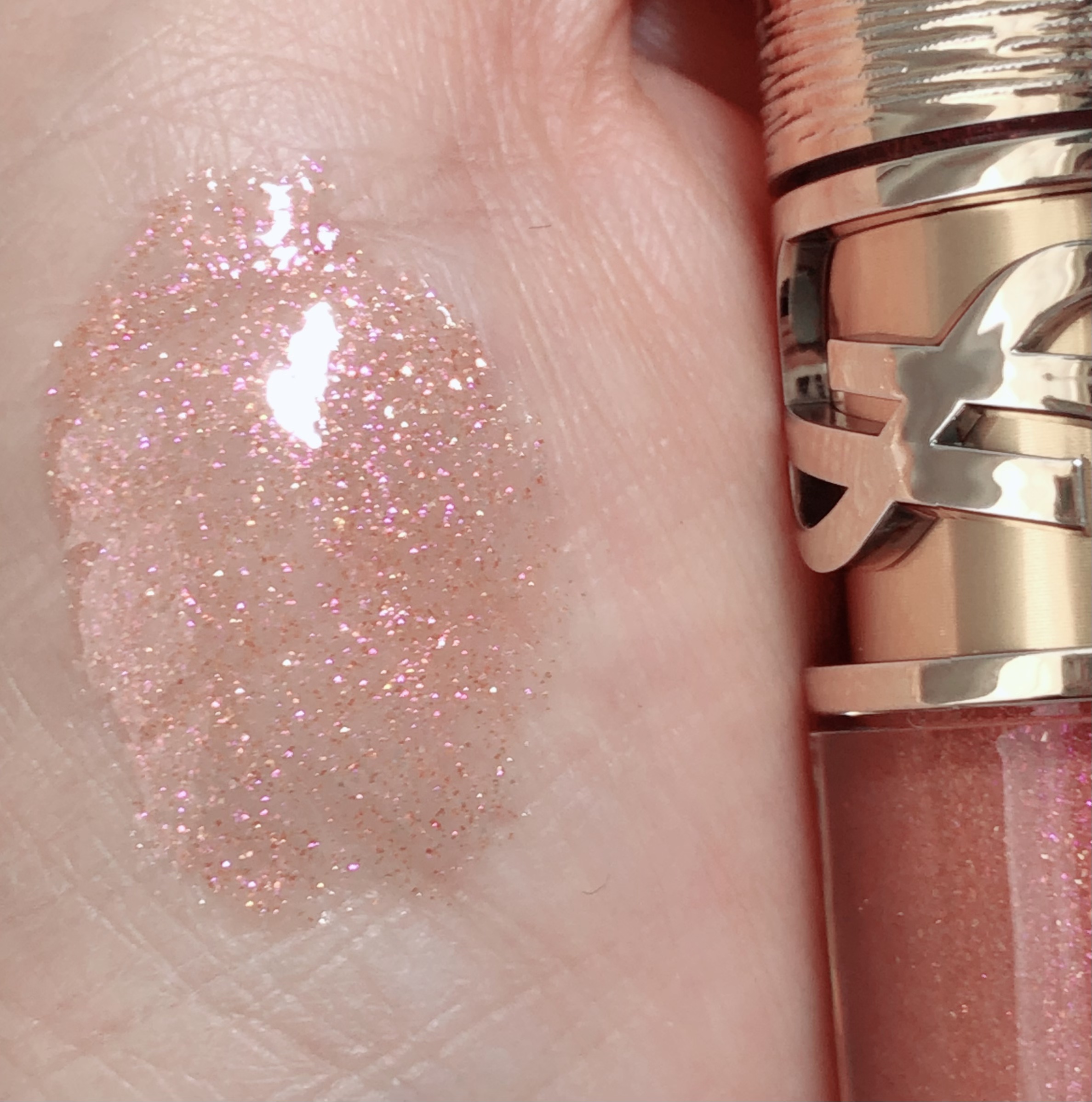 YSL ラブシャイン グロスプランパー #12 ハニー ムーン＜コレクター＞/YVES SAINT LAURENT BEAUTE/リップグロスを使ったクチコミ（3枚目）