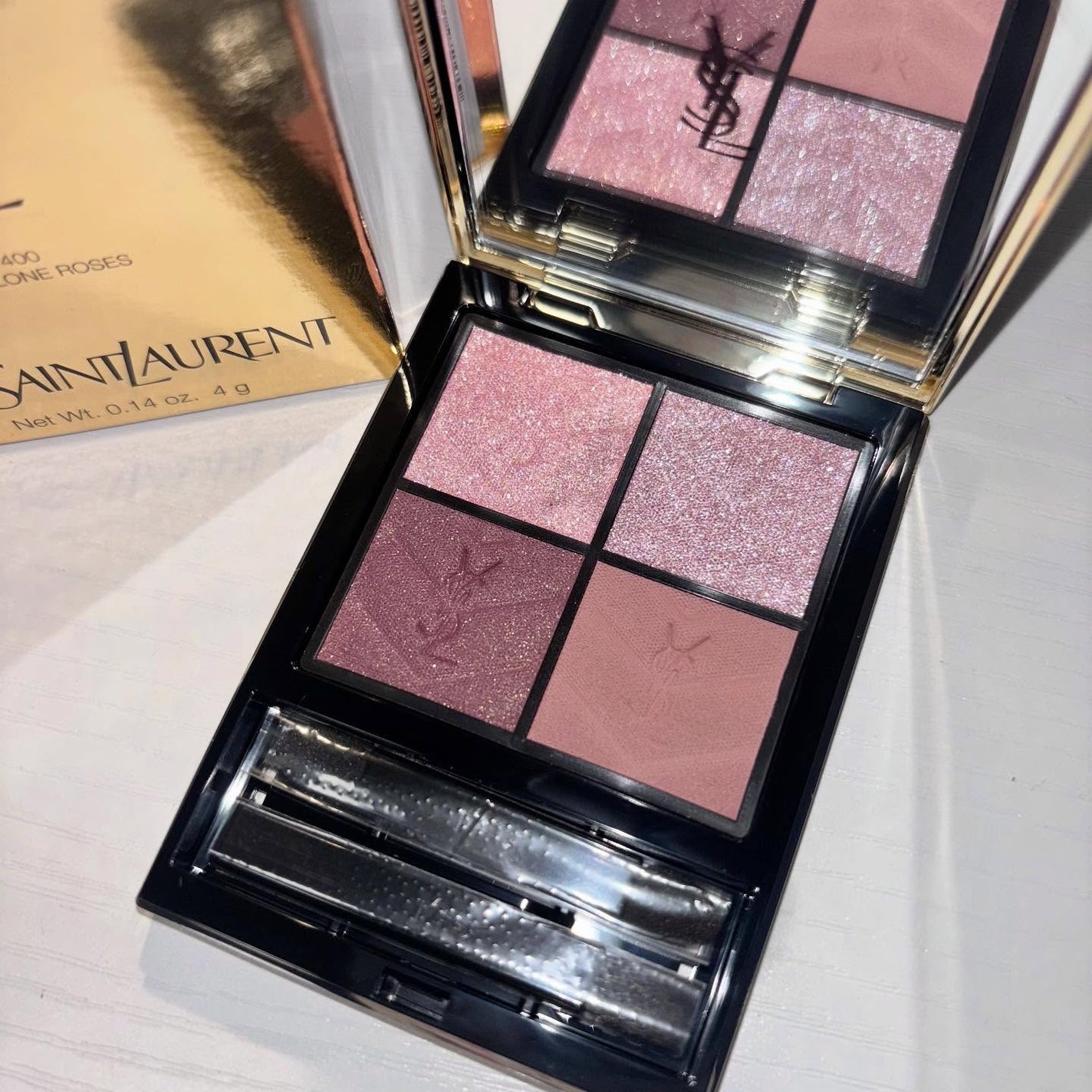 クチュール ミニ クラッチ/YVES SAINT LAURENT BEAUTE/アイシャドウパレットを使ったクチコミ(3枚目)