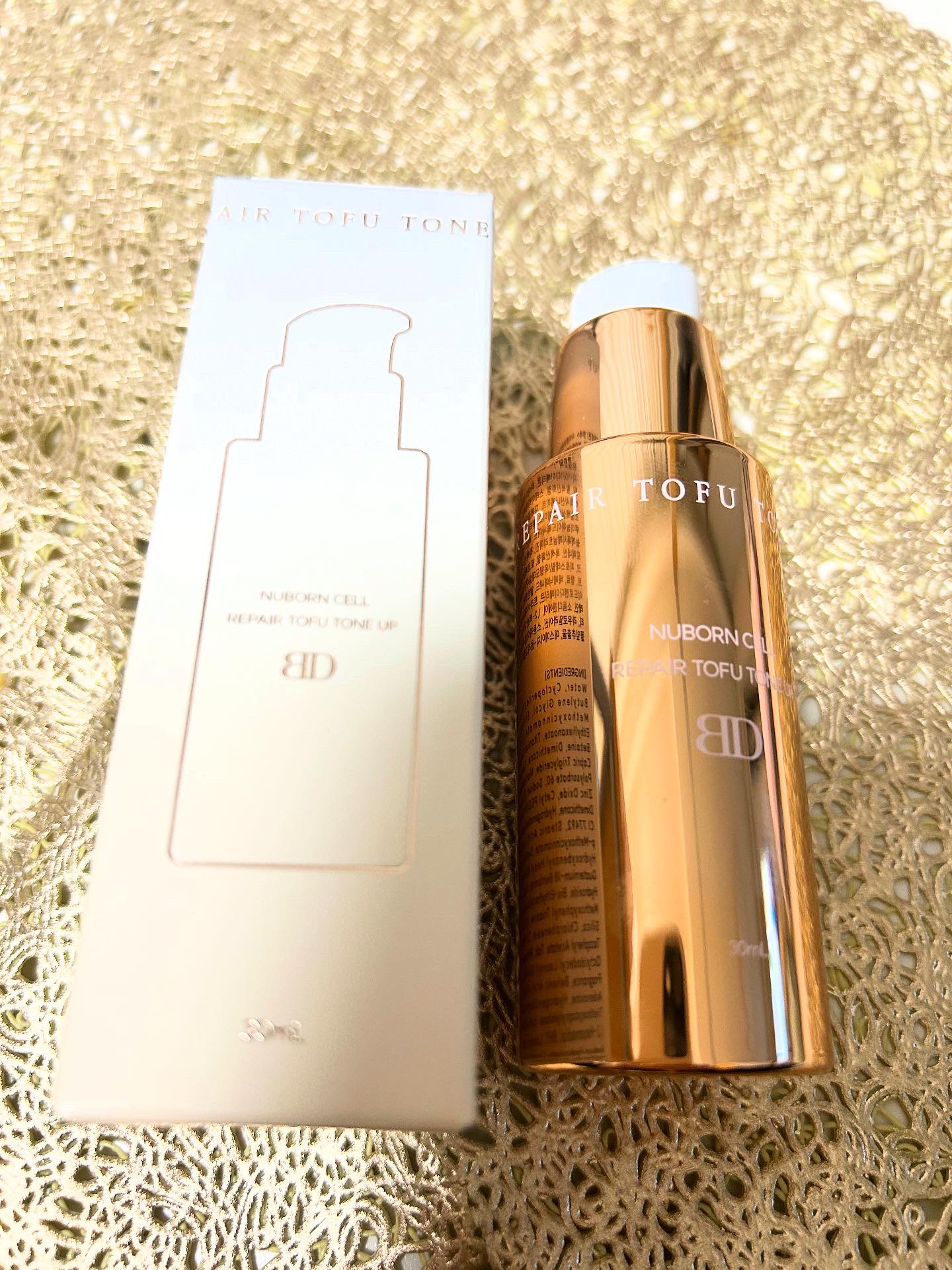 [ブランドゥブ]ヌボンセル リペア豆腐 トーンアップクリーム (SPF40・PA++)/BLANC DUBU/化粧下地を使ったクチコミ（2枚目）