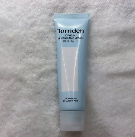 ダイブイン ウォータリーモイスチャーサンクリーム/Torriden/日焼け止めクリームを使ったクチコミ(1枚目)