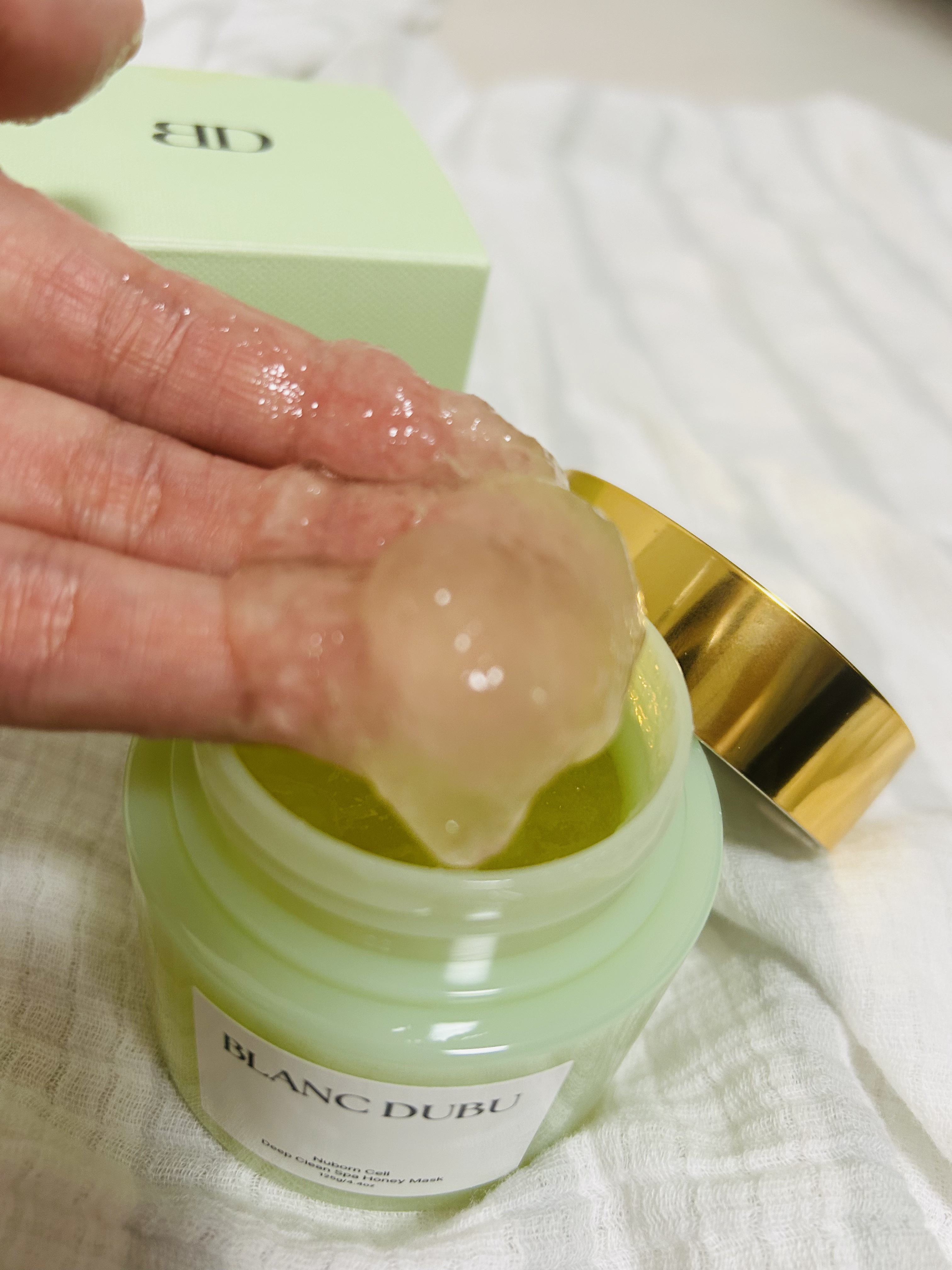 [ブランドゥブ] ヌボンセル ハニースパ クレンジングマスク/BLANC DUBU/その他洗顔料を使ったクチコミ（1枚目）