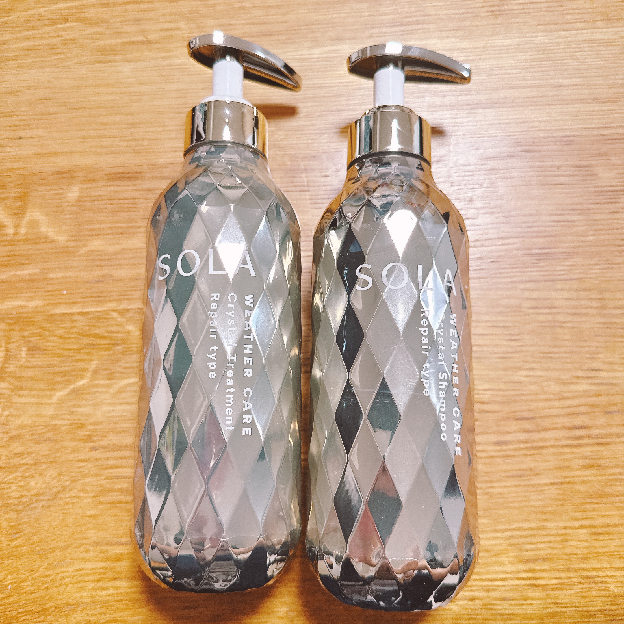 ソラ ウェザーケア クリスタル シャンプー/ヘアトリートメント リペアタイプ/SOLA WEATHER CARE/市販シャンプーを使ったクチコミ（1枚目）