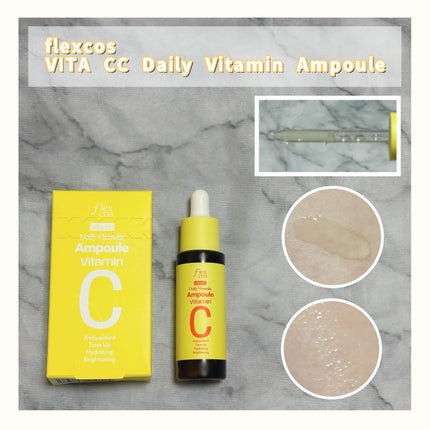 VITA CC Daily Vitamin Ampoule/flexcos/美容液を使ったクチコミ(1枚目)