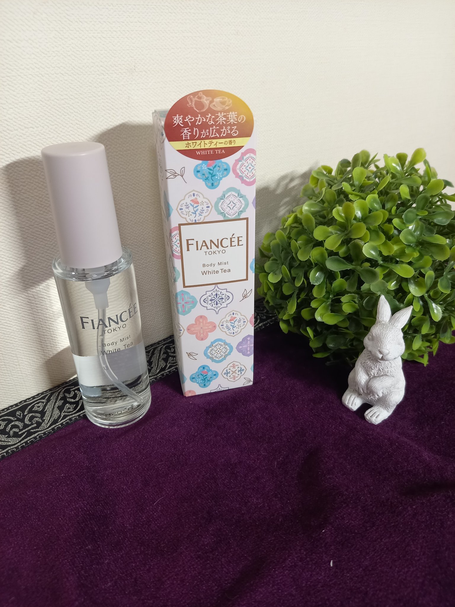 ボディミスト ホワイトティーの香り/フィアンセ/香水を使ったクチコミ（1枚目）