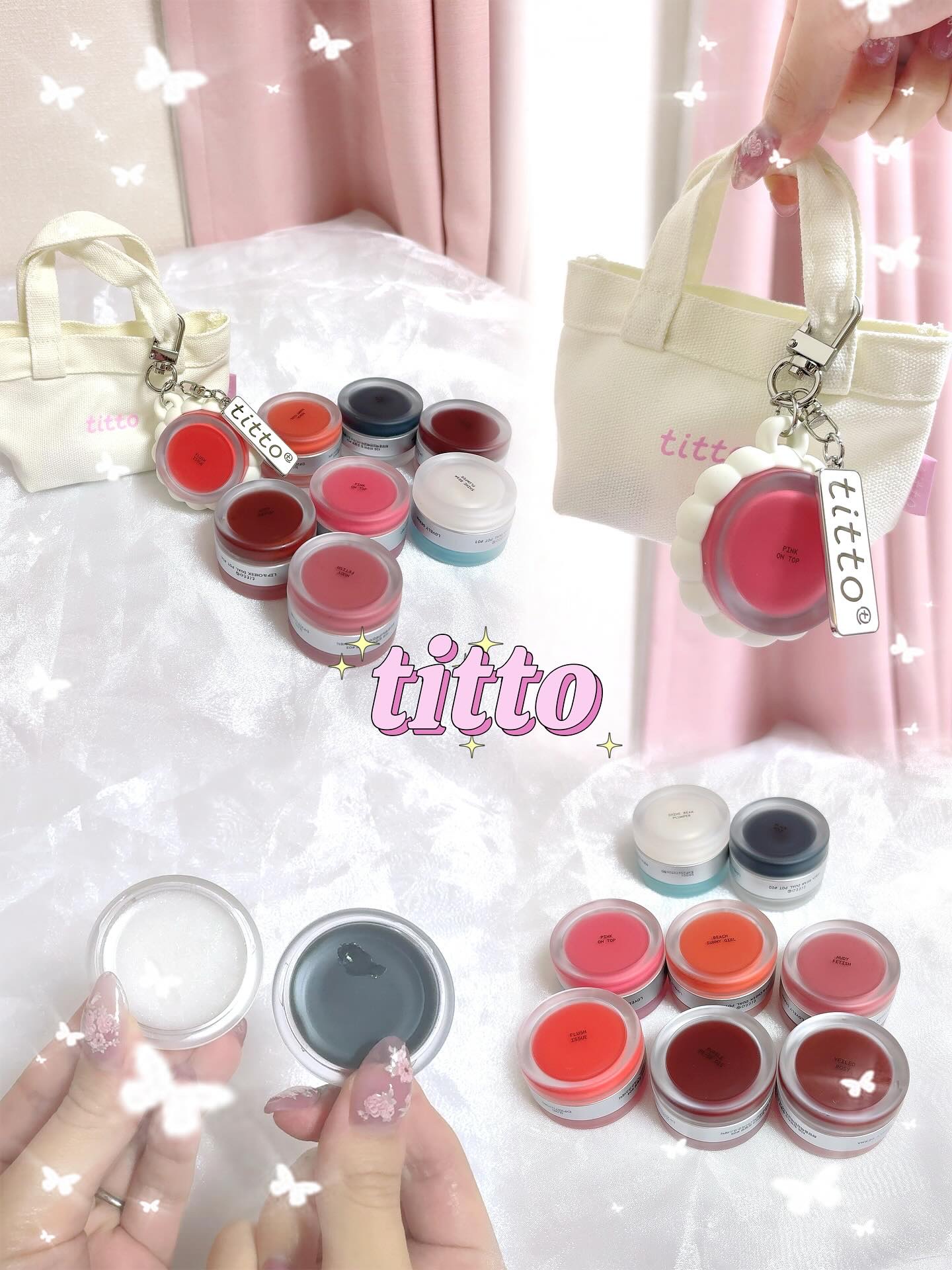 リップアンドチークデュアルポット/titto/口紅を使ったクチコミ（1枚目）