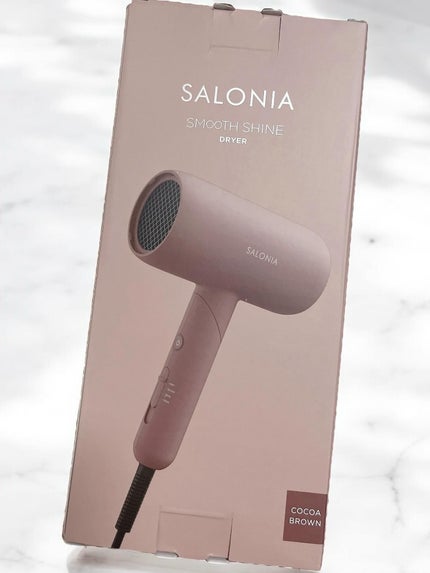 スムースシャインドライヤー ココアブラウン/SALONIA/ドライヤーの画像