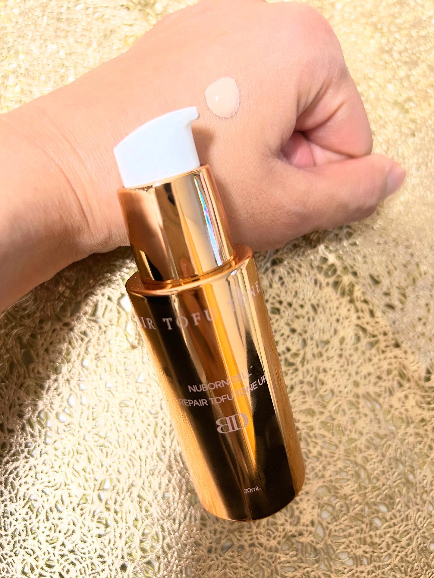 [ブランドゥブ]ヌボンセル リペア豆腐 トーンアップクリーム (SPF40・PA++)/BLANC DUBU/化粧下地を使ったクチコミ（3枚目）