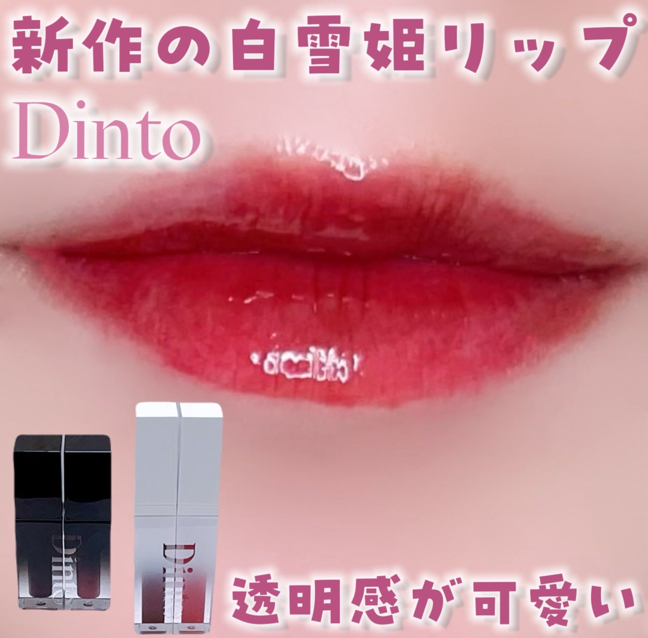 ブラーグロイリップティント/Dinto/リップティントを使ったクチコミ(1枚目)