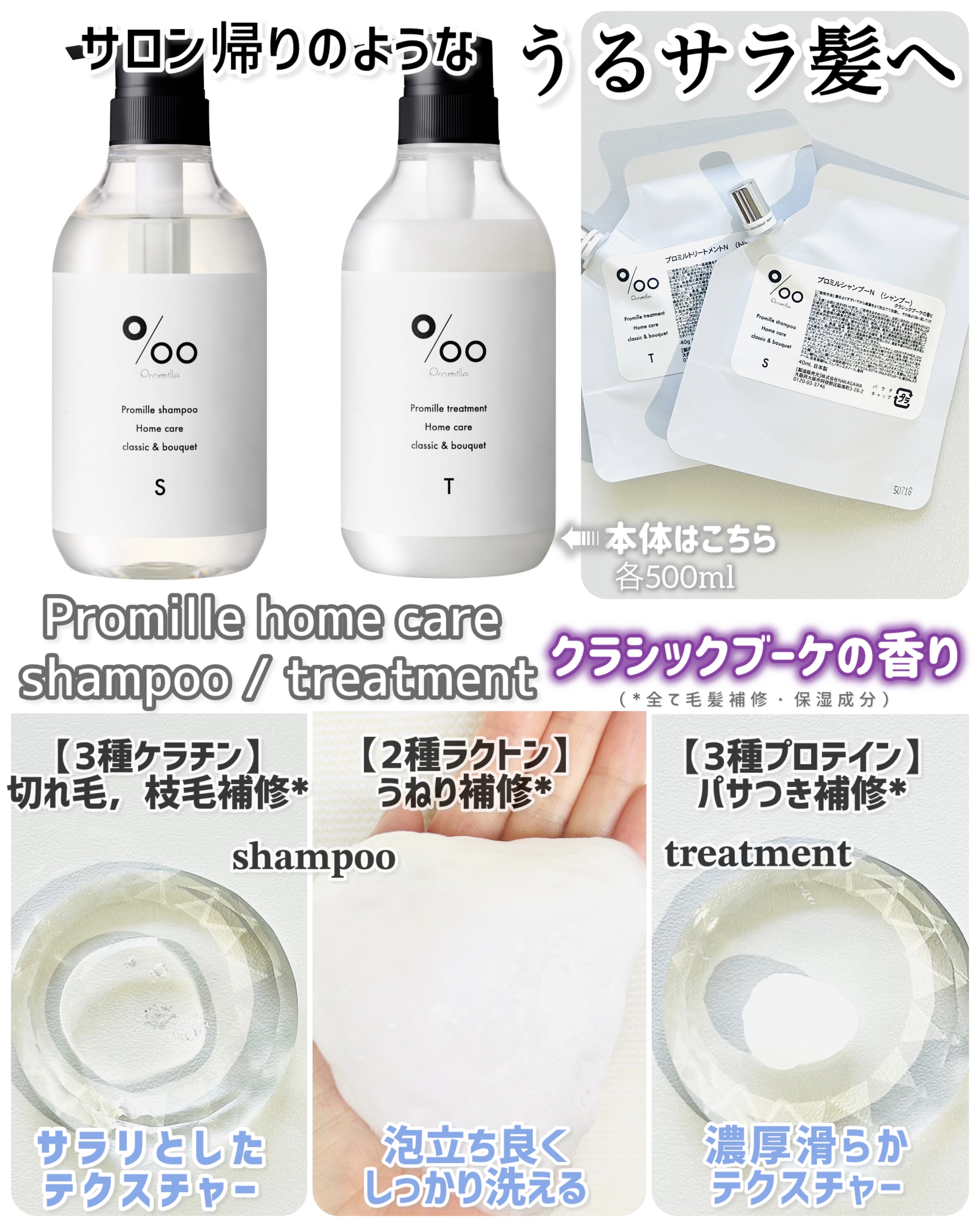 プロミルミルク エアリーコントロール/Promille/ヘアミルクを使ったクチコミ（2枚目）