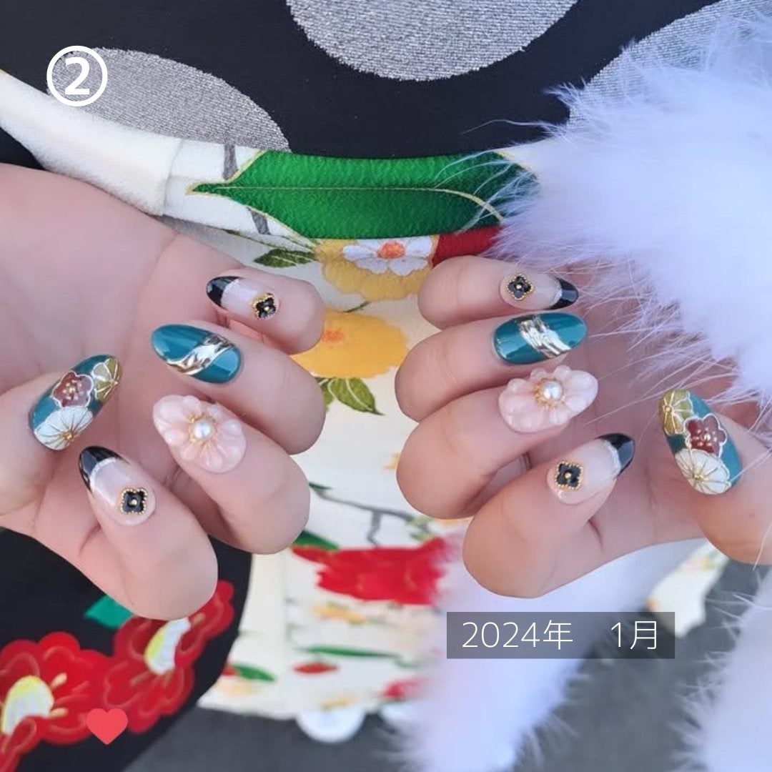 ジェルネイル(ライト対応)/セリア/ジェルネイルを使ったクチコミ(3枚目)