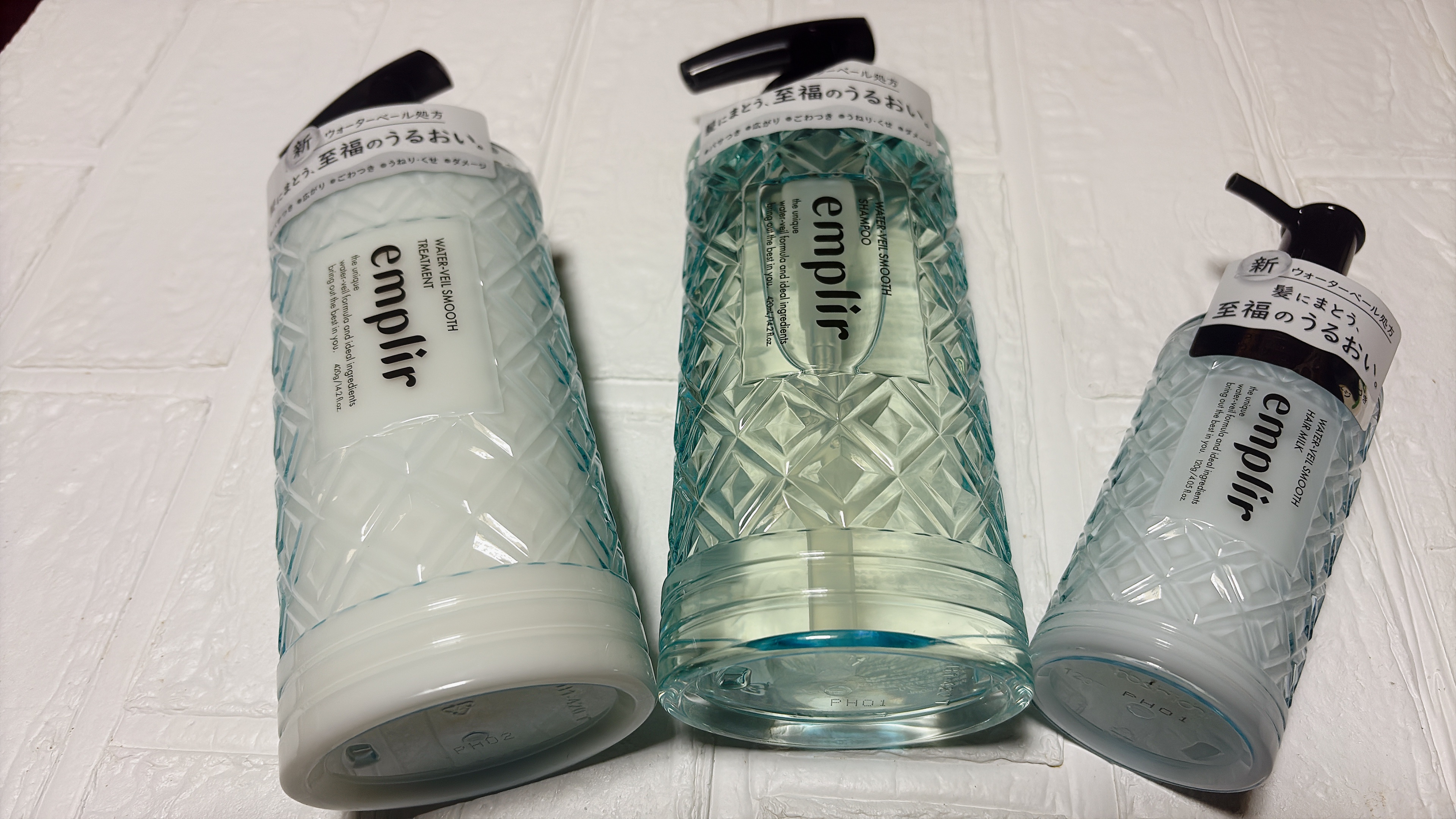 ウォーターベール スムース ヘアミルク/emplir/ヘアミルクを使ったクチコミ（1枚目）