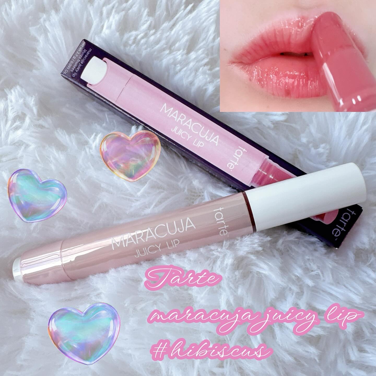 tarte マラクージャ ジューシー リップのクチコミ「海外コスメ💘Tarteのリップバーム🩷
先月買ったTarteのリップバーム、
あまりにも好きす.....」（1枚目）