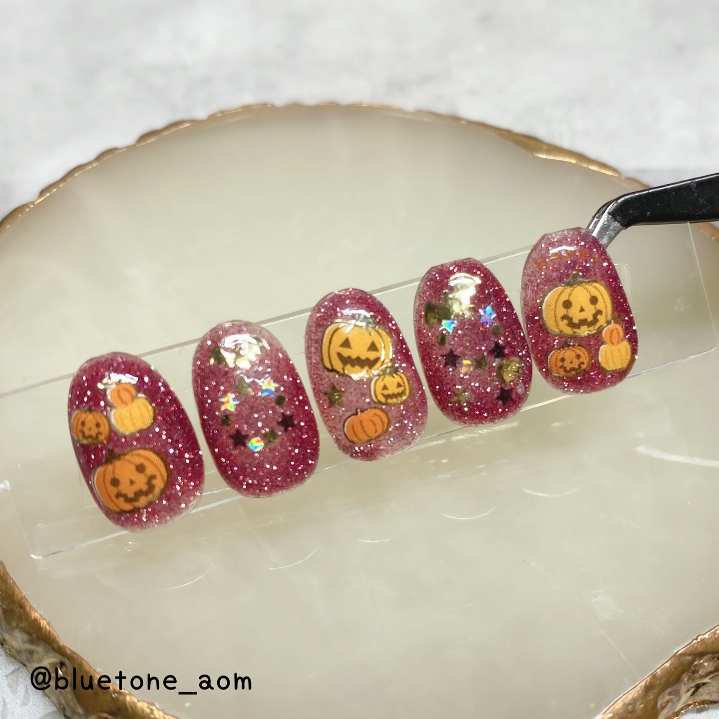 ネイルシール/セリア/ネイルシールを使ったクチコミ（3枚目）