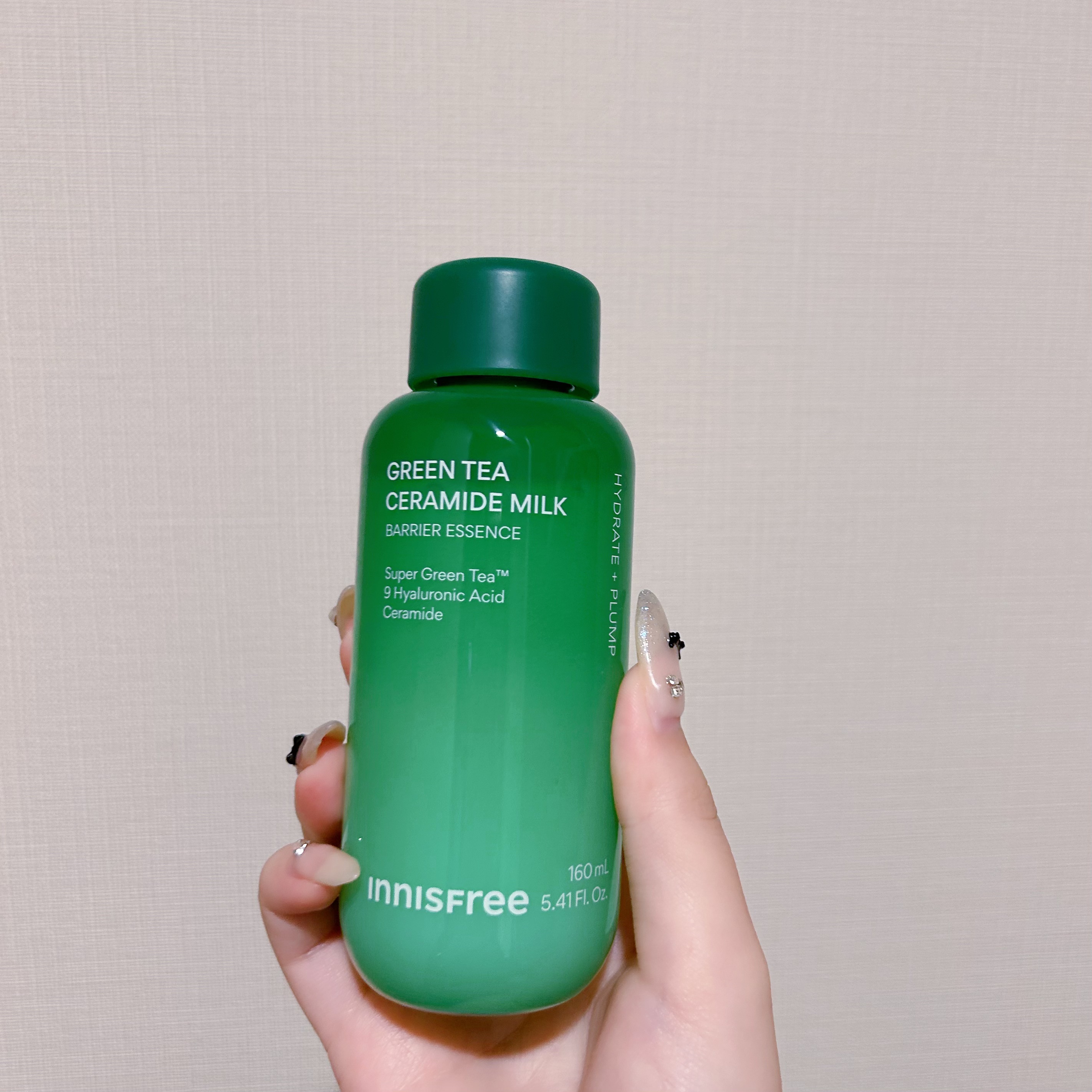 グリーンティー セラミド ミルク エッセンストナー/innisfree/化粧水を使ったクチコミ（1枚目）
