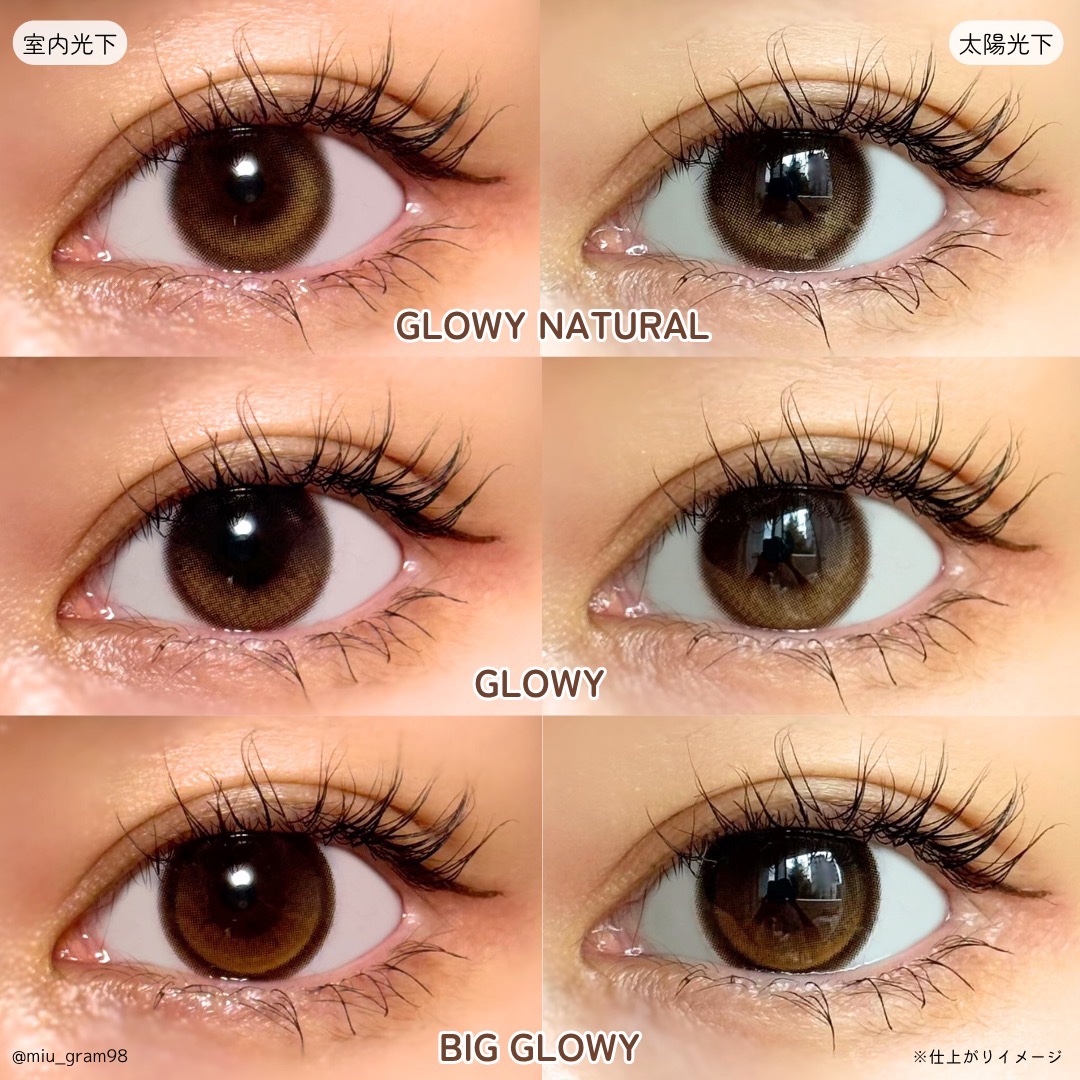 Big Glowy 1day/OLENS/ワンデー（１DAY）カラコンを使ったクチコミ（3枚目）