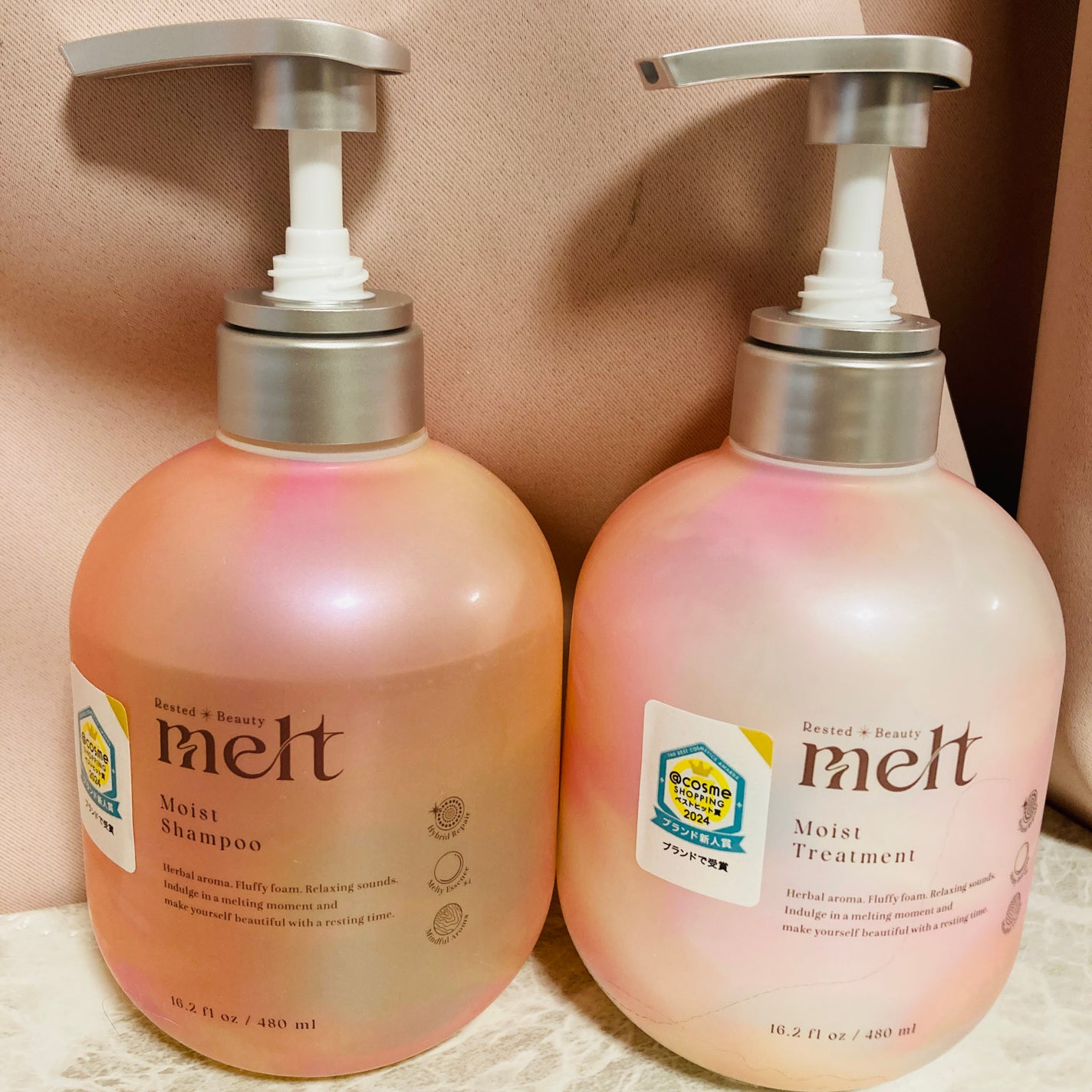 メルト モイストシャンプー/トリートメント/melt/市販シャンプーを使ったクチコミ(1枚目)