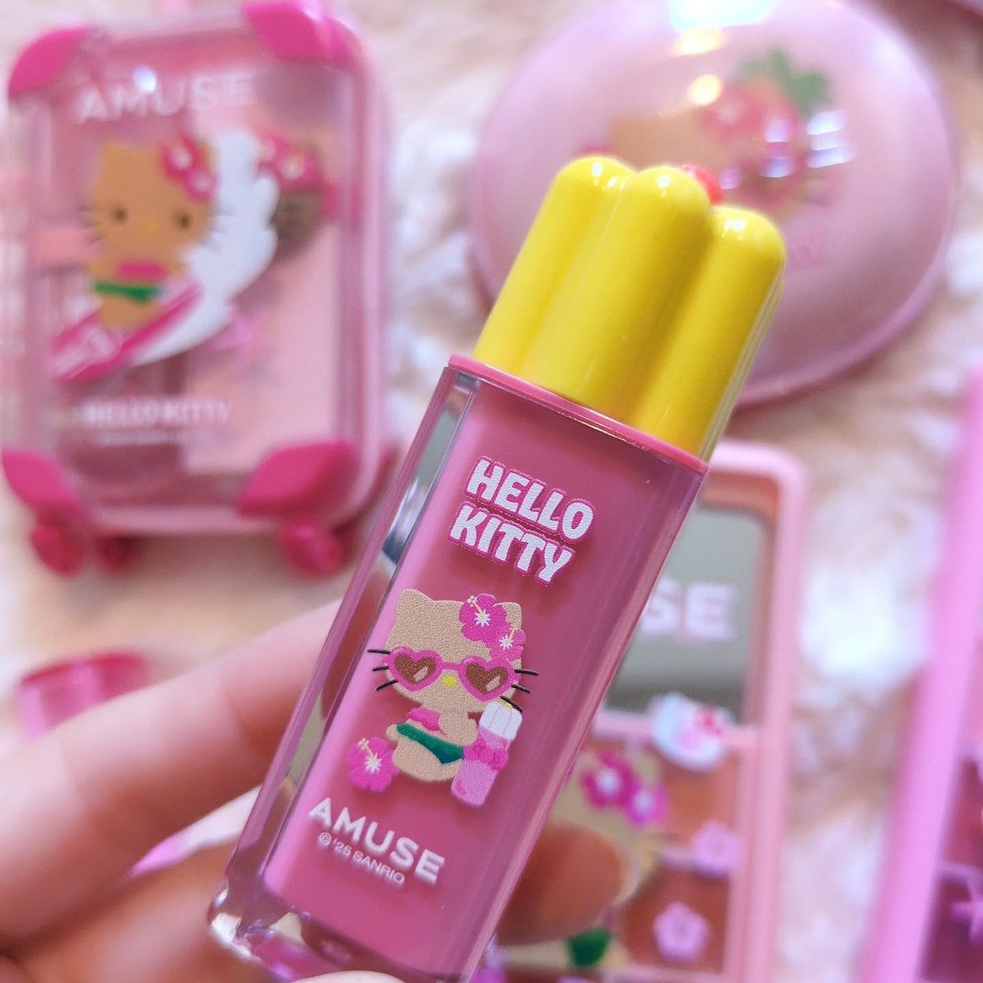 ジェルフィットティント/AMUSE/リップティントを使ったクチコミ(8枚目)