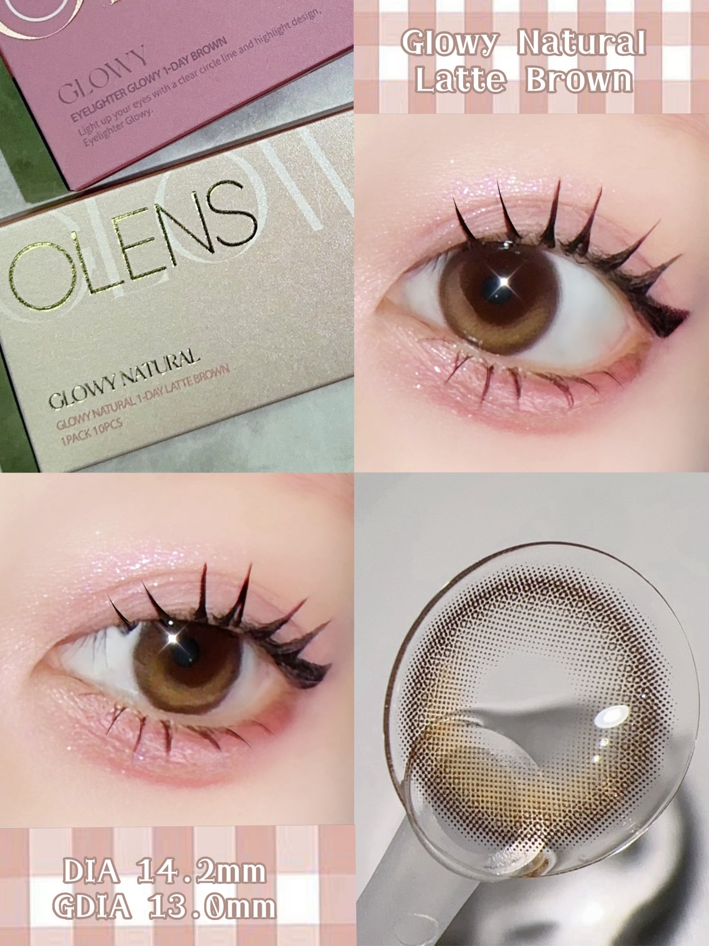 Glowy 1day/OLENS/ワンデー(1DAY)カラコンを使ったクチコミ(5枚目)