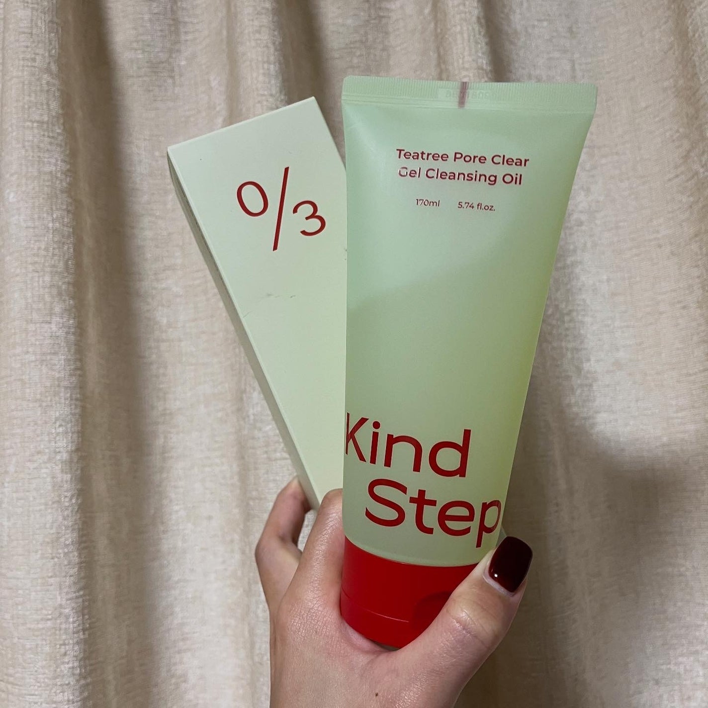 ティーツリージェルクレンジングオイル/KindStep/クレンジングジェルを使ったクチコミ(1枚目)