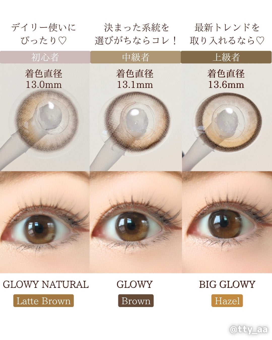 Glowy 1day/OLENS/ワンデー(1DAY)カラコンを使ったクチコミ(2枚目)