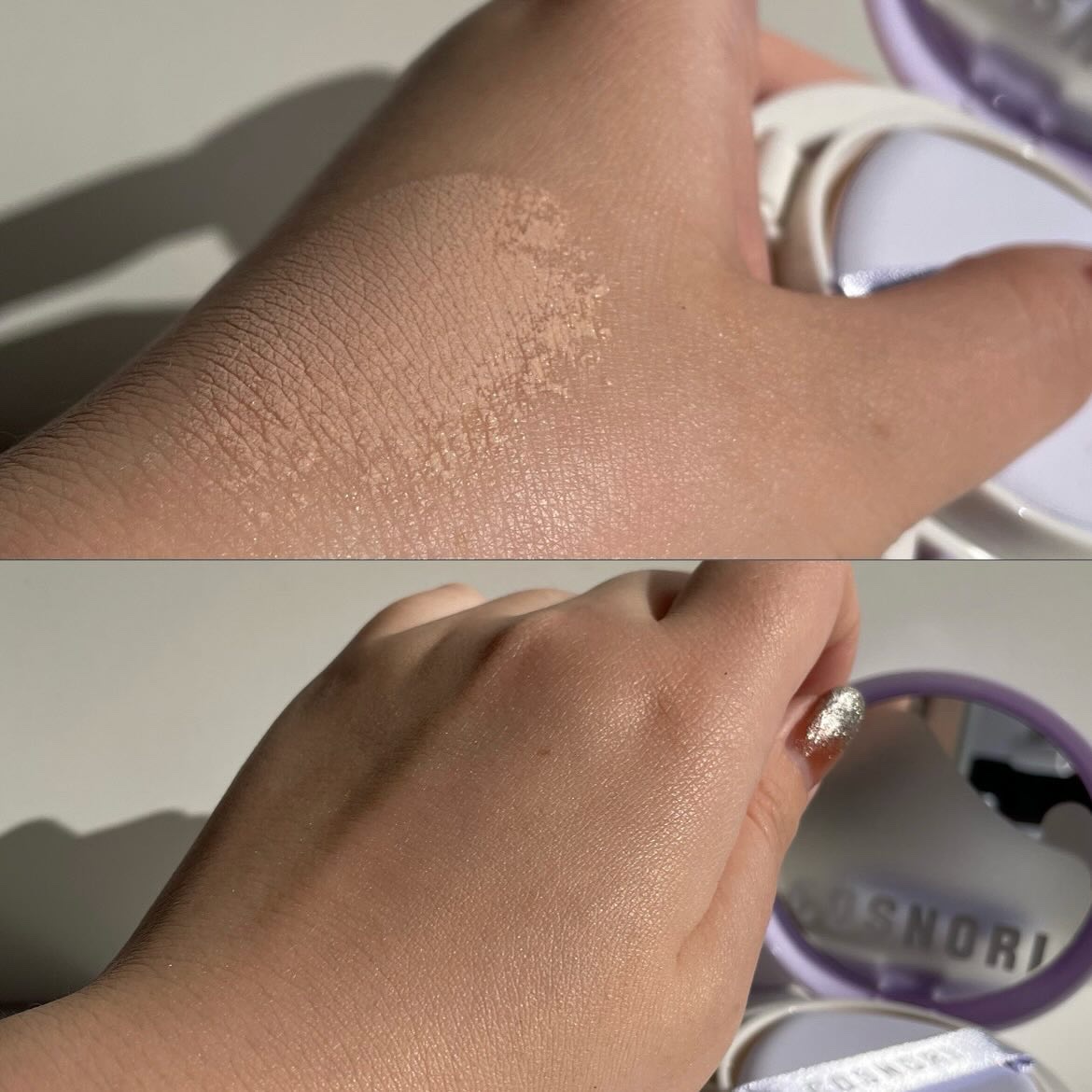 パンテノールバリアクッション 0.5 ロージーフェア/COSNORI/クッションファンデーションを使ったクチコミ（2枚目）