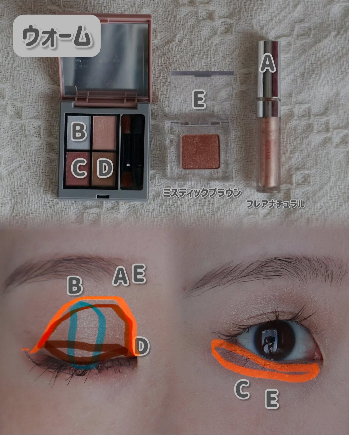 ミネラルウォータリーシャドー/エトヴォス/リキッドアイシャドウを使ったクチコミ(4枚目)