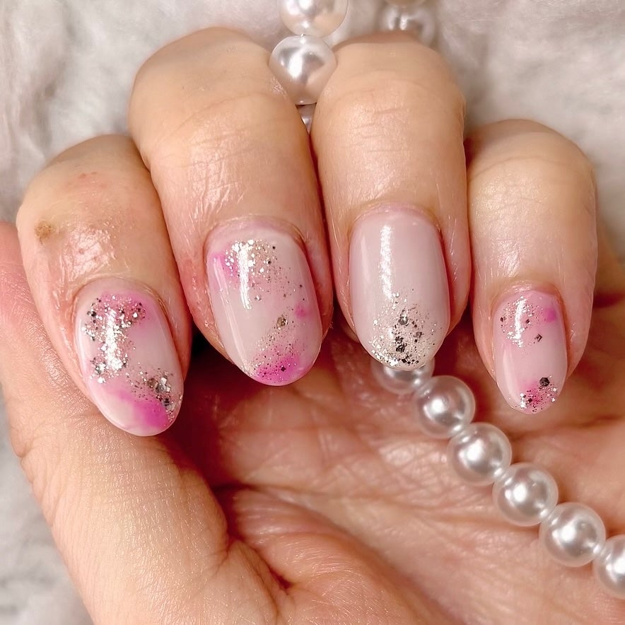 ♡𝙗𝙚𝙠𝙞♡フォロバ100%♡ on LIPS 「🤍🎃👻🩷💅ネイルで運動会を全力応援📣ホワイトベースからのALL..」(3枚目)