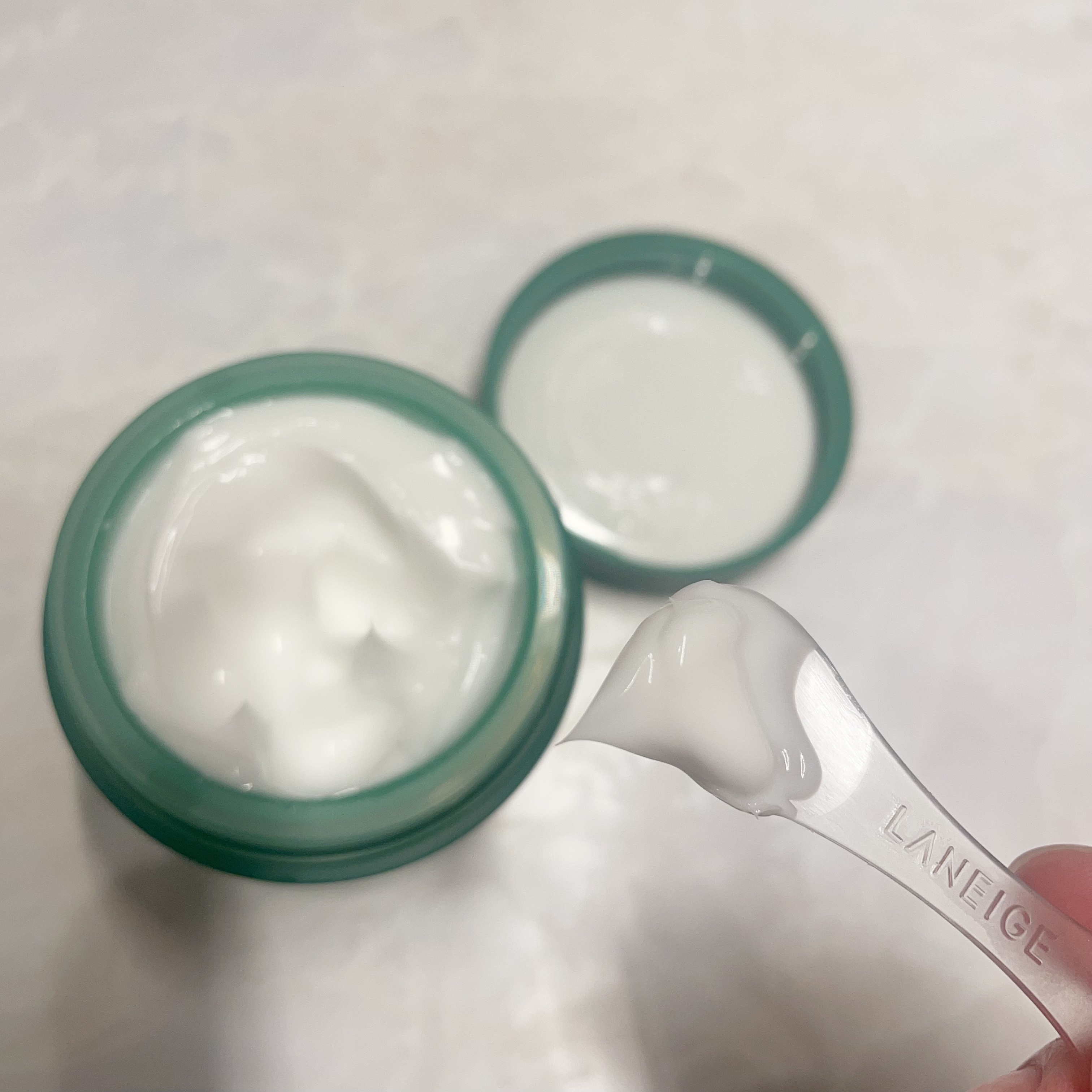 シカスリーピングマスク/LANEIGE/フェイスクリームを使ったクチコミ（2枚目）