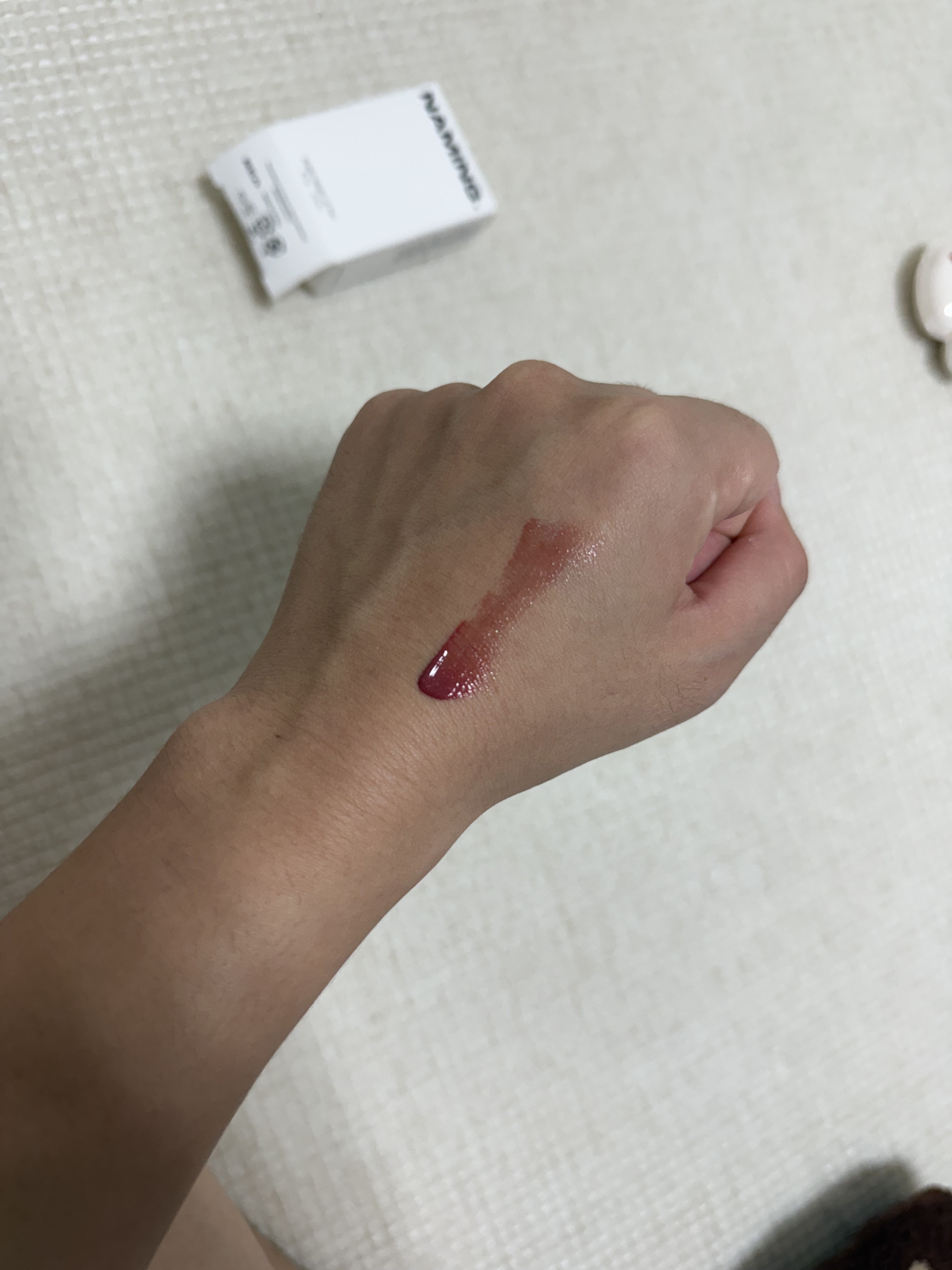 ネーミング グロウ ハートリップティント/NAMING./リップティントを使ったクチコミ（3枚目）