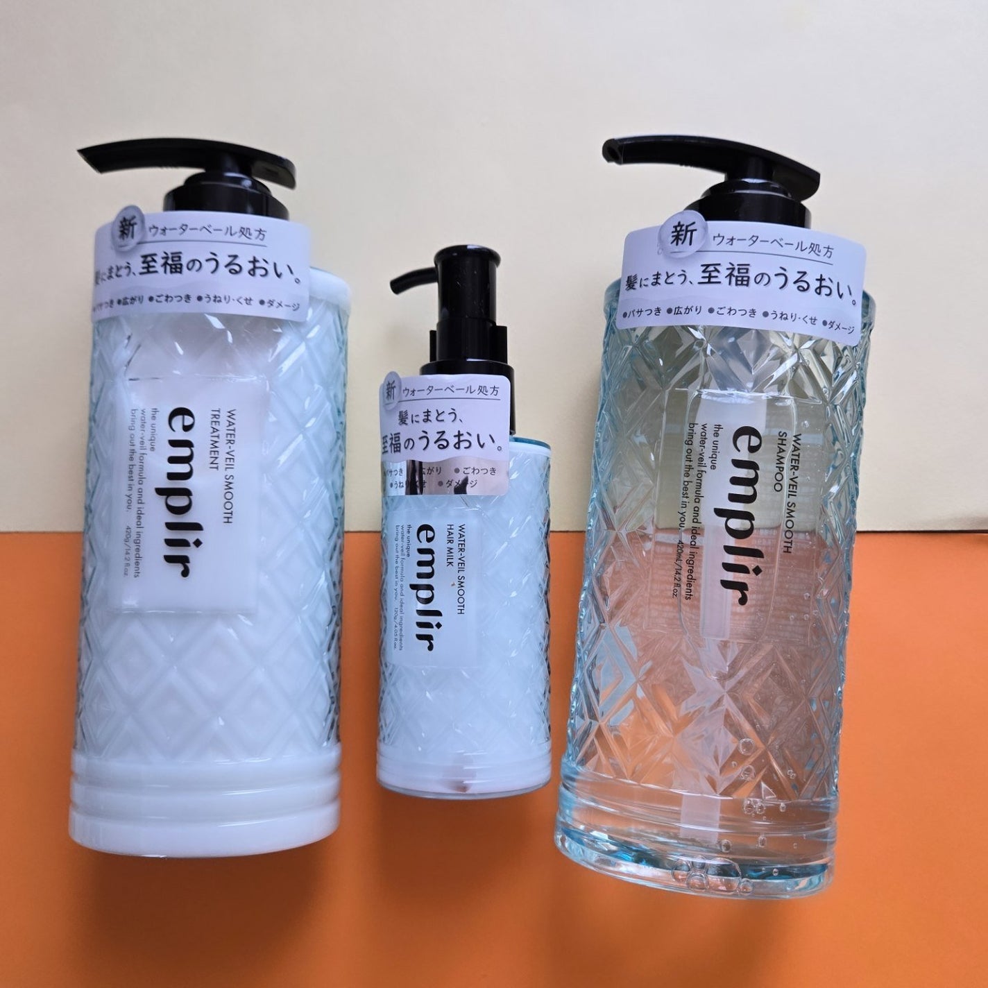 ウォーターベール スムース シャンプー/トリートメント/emplir/市販シャンプーを使ったクチコミ(1枚目)