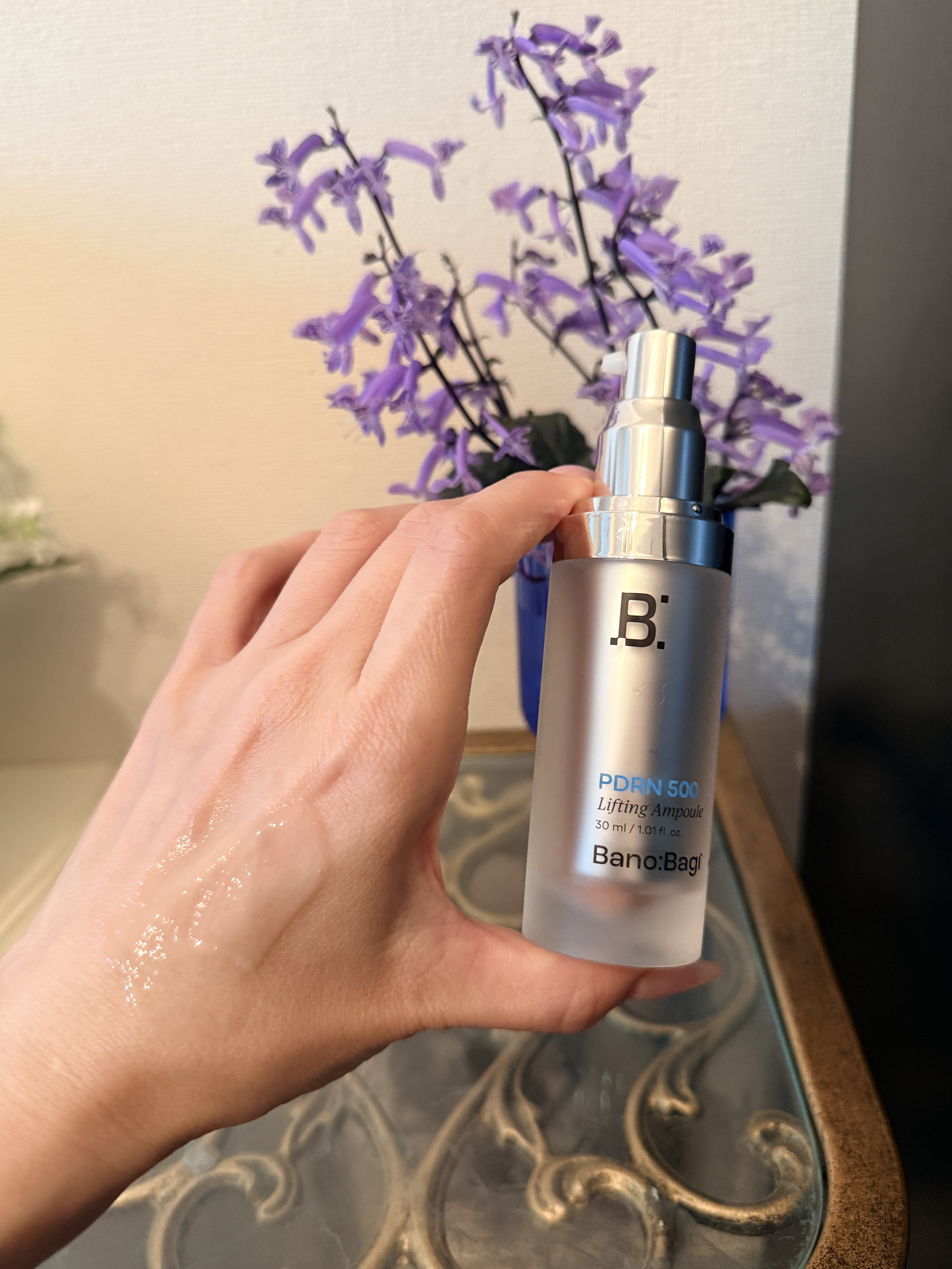 BANOBAGI PDRNリフティングアンプルのクチコミ「PDRNリフティングアンプル
独自成分b-PDRN（α）®を210,000ppm配合で、
肌の.....」（1枚目）