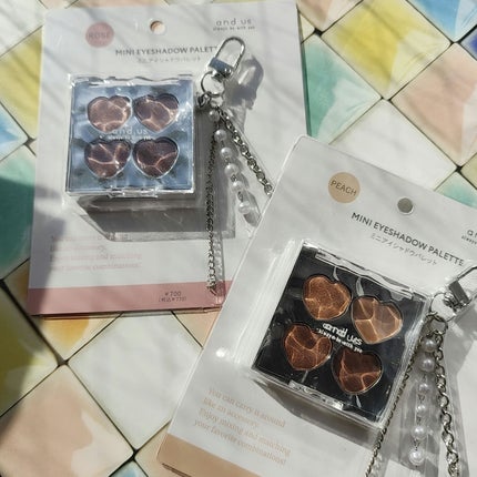 ミニアイシャドウパレット/and us/アイシャドウパレットを使ったクチコミ(1枚目)
