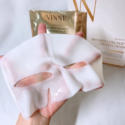シグニチャーバイオディープコラーゲンファーミングマスク/VINNE /シートマスク・パックを使ったクチコミ(5枚目)