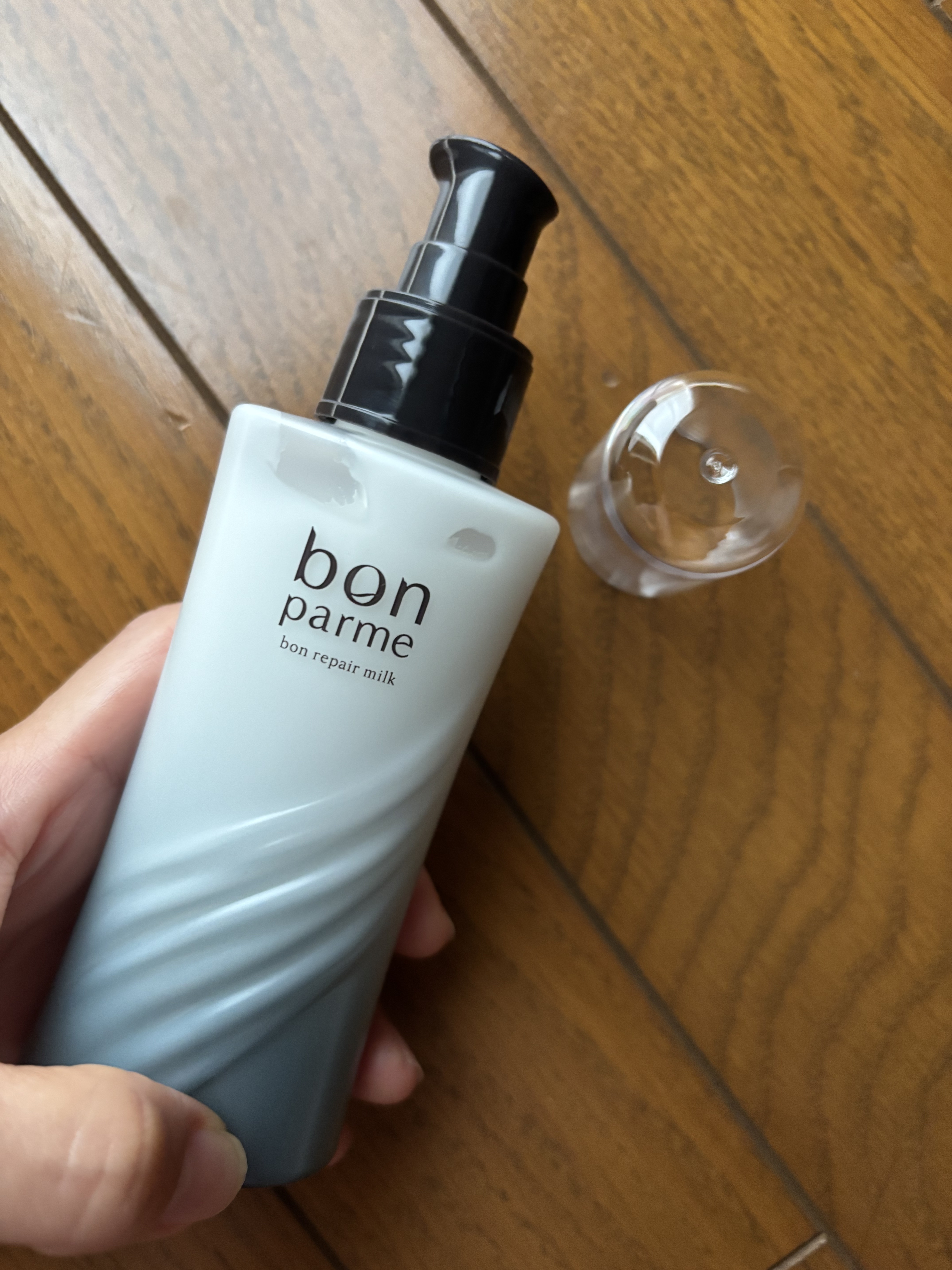 ボンリペアミルク/bonparme/ヘアミルクを使ったクチコミ（2枚目）