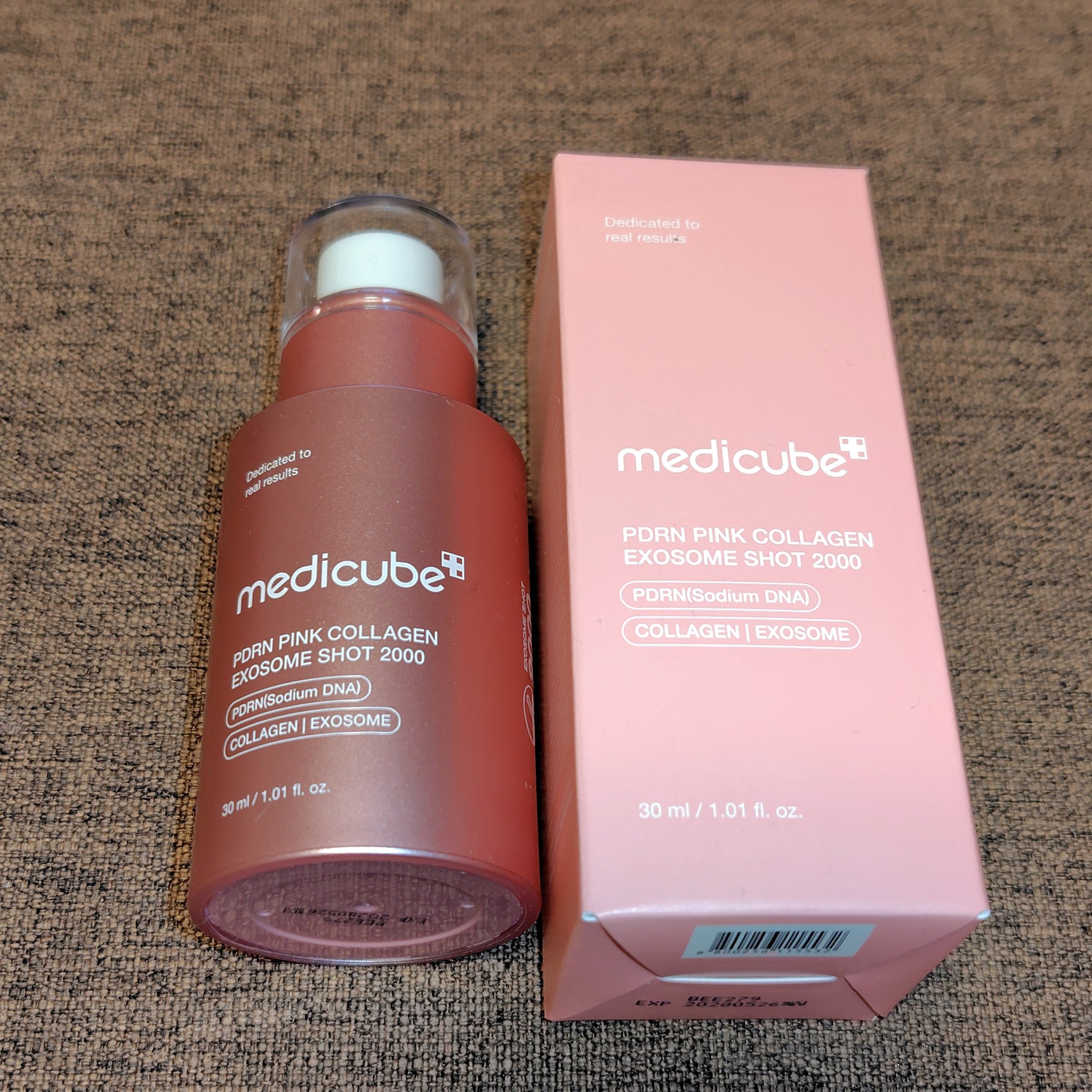 PDRNピンクエクソソームショット2000/MEDICUBE/美容液を使ったクチコミ（1枚目）