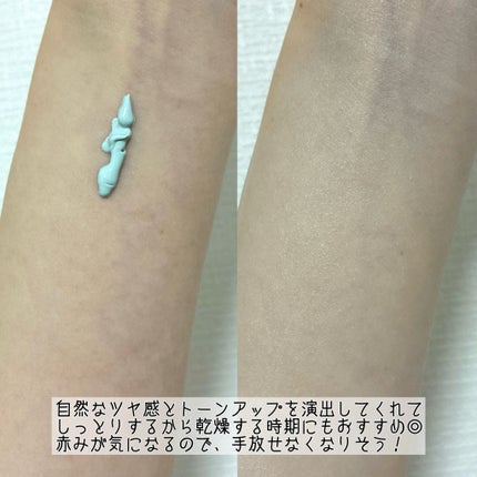 プレミアムビーガン ブルートーンアップ サンクリーム SPF50+ PA++++/dinsee/日焼け止めクリームを使ったクチコミ(4枚目)