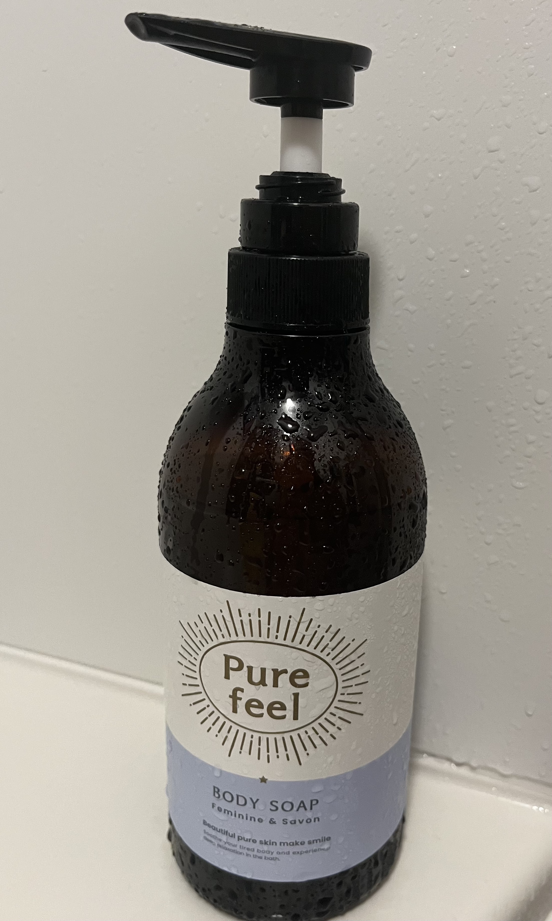 Purefeel ボディソープ フェミニン＆サボンの香り 本体 480ml/Purefeel/ボディソープを使ったクチコミ（1枚目）