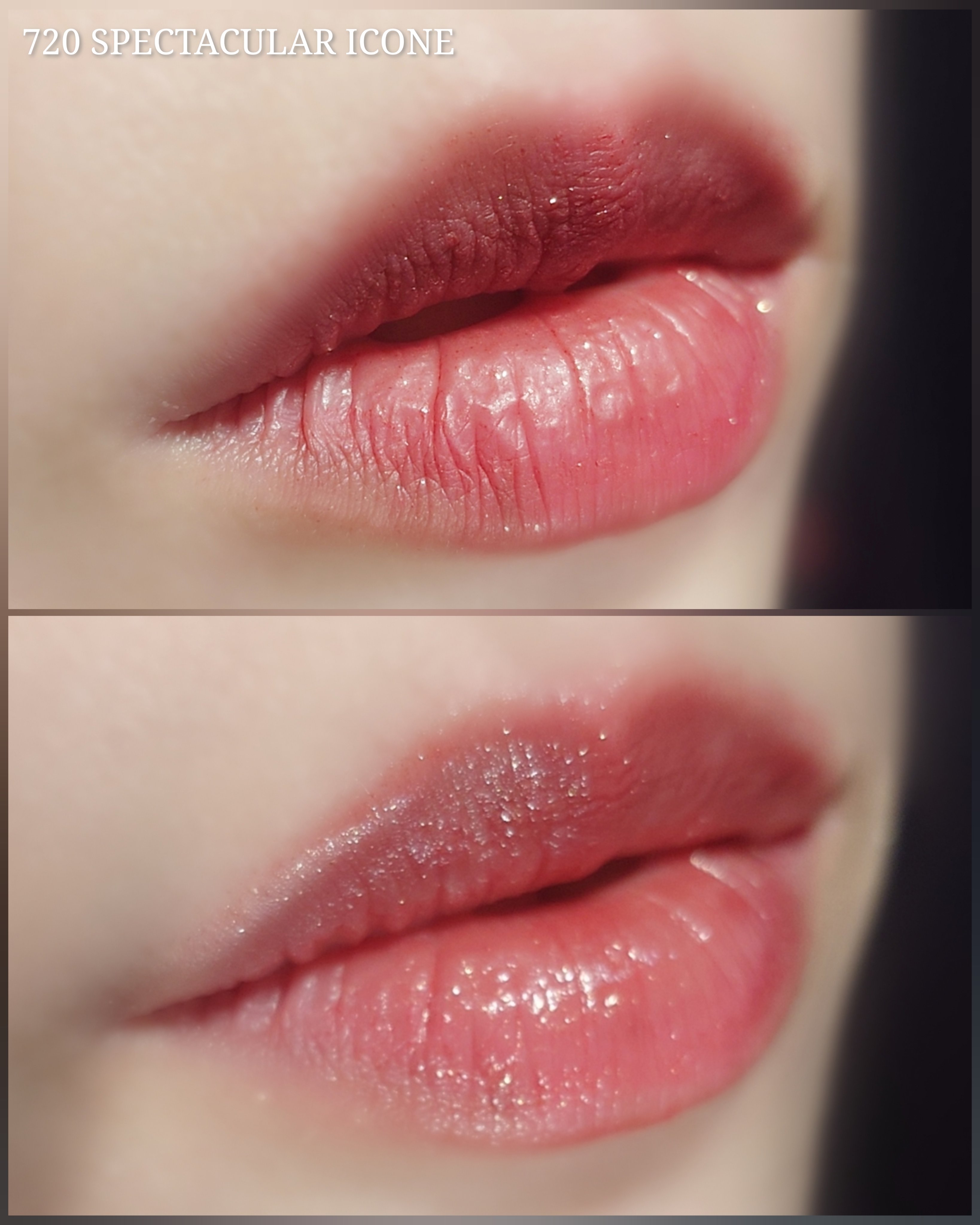 ルージュ ディオール シークイン リキッド デュオ（ホリデーコレクション 2025 限定品）/Dior/口紅・グロス・リップライナー・リップケアを使ったクチコミ（3枚目）