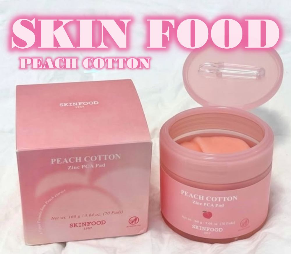 ピーチコットン ジンクPCAパッド/SKINFOOD/トナーパッドを使ったクチコミ（1枚目）