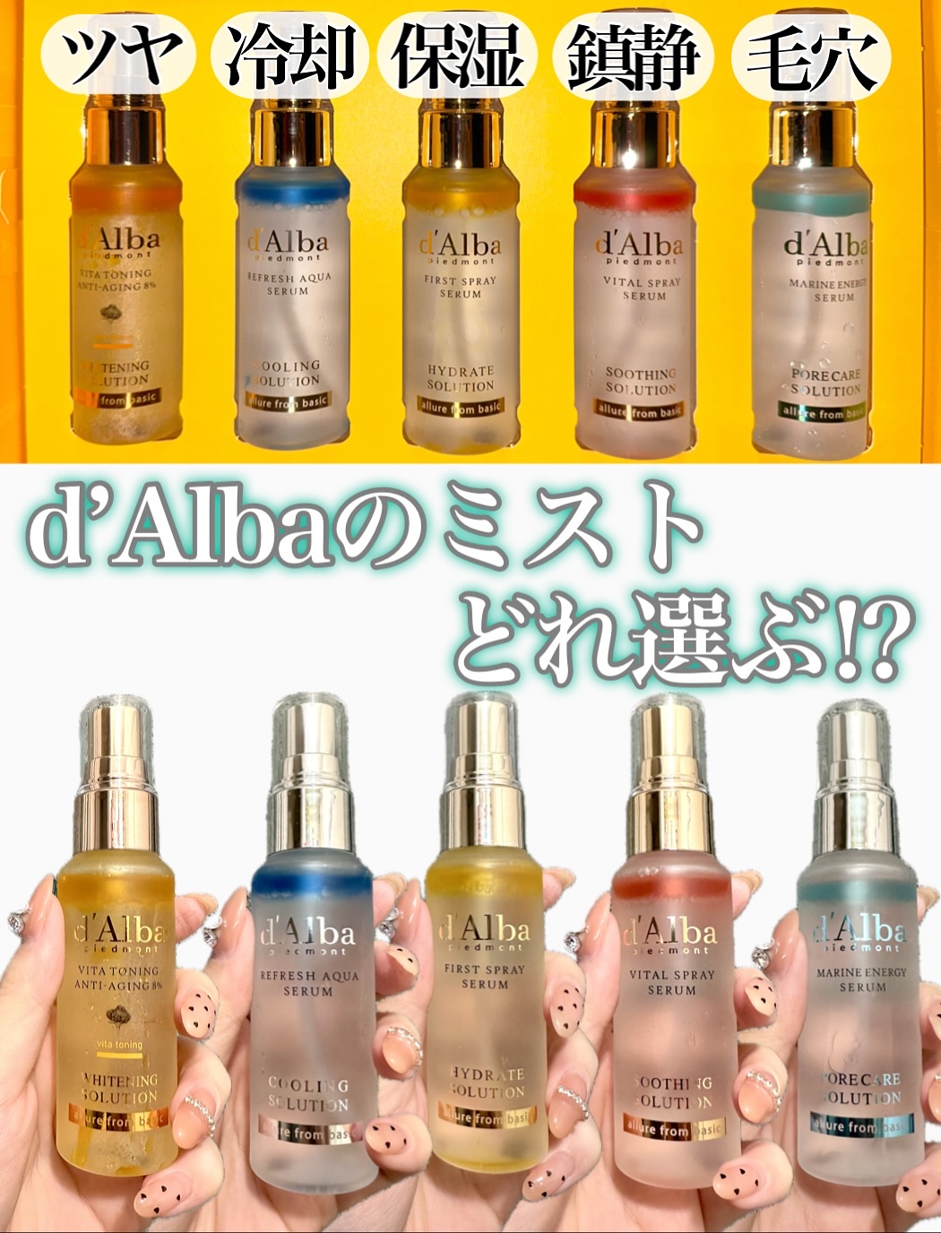 ダルバ ホワイトトリュフファーストスプレーセラム/ダルバ/ミスト状化粧水を使ったクチコミ（1枚目）