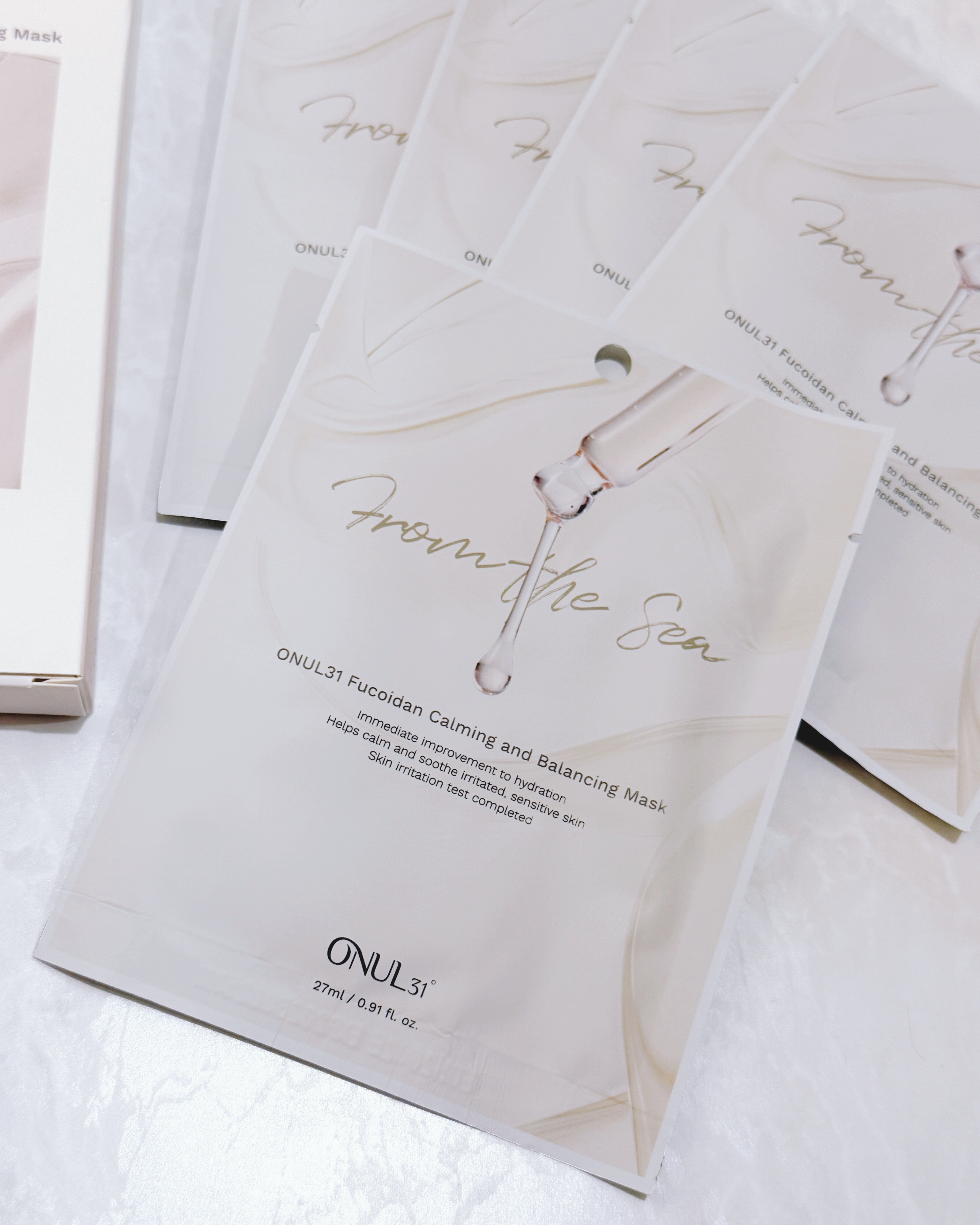 フコイダンカーミング＆バランシングマスク/ONUL31/シートマスク・パックを使ったクチコミ（2枚目）
