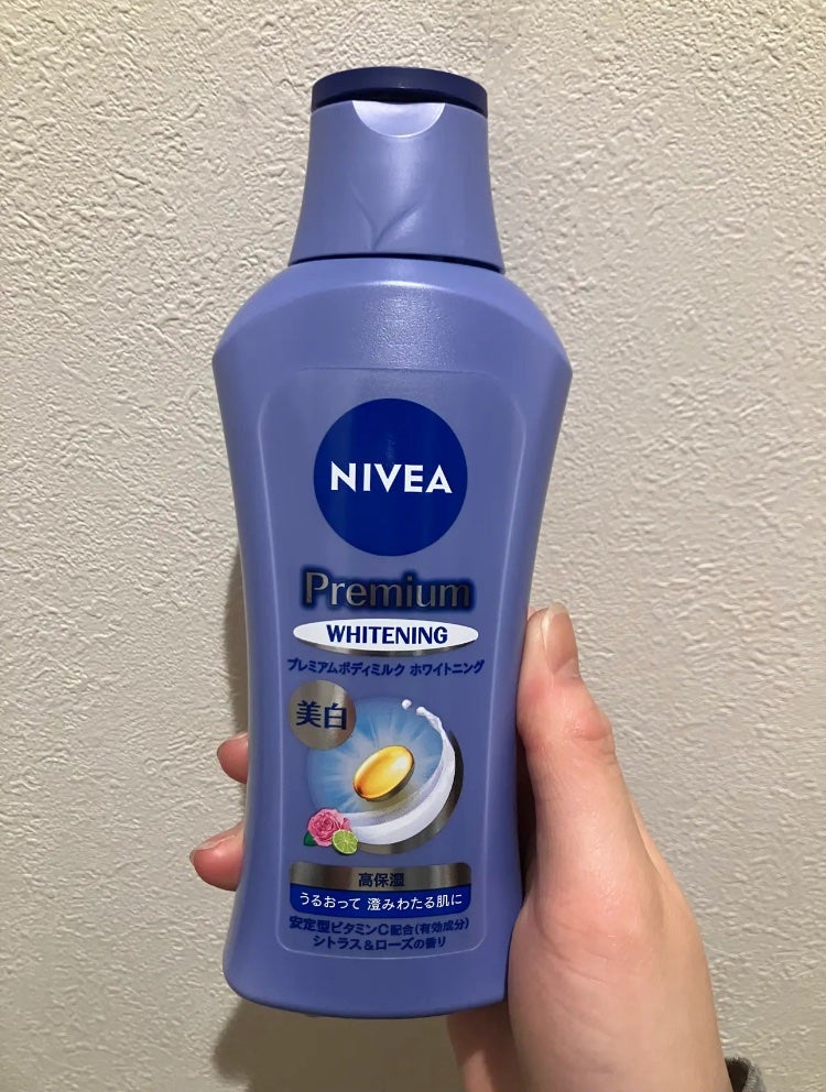 プレミアムボディミルク ホワイトニング【医薬部外品】 /ニベア/ボディミルクを使ったクチコミ(1枚目)