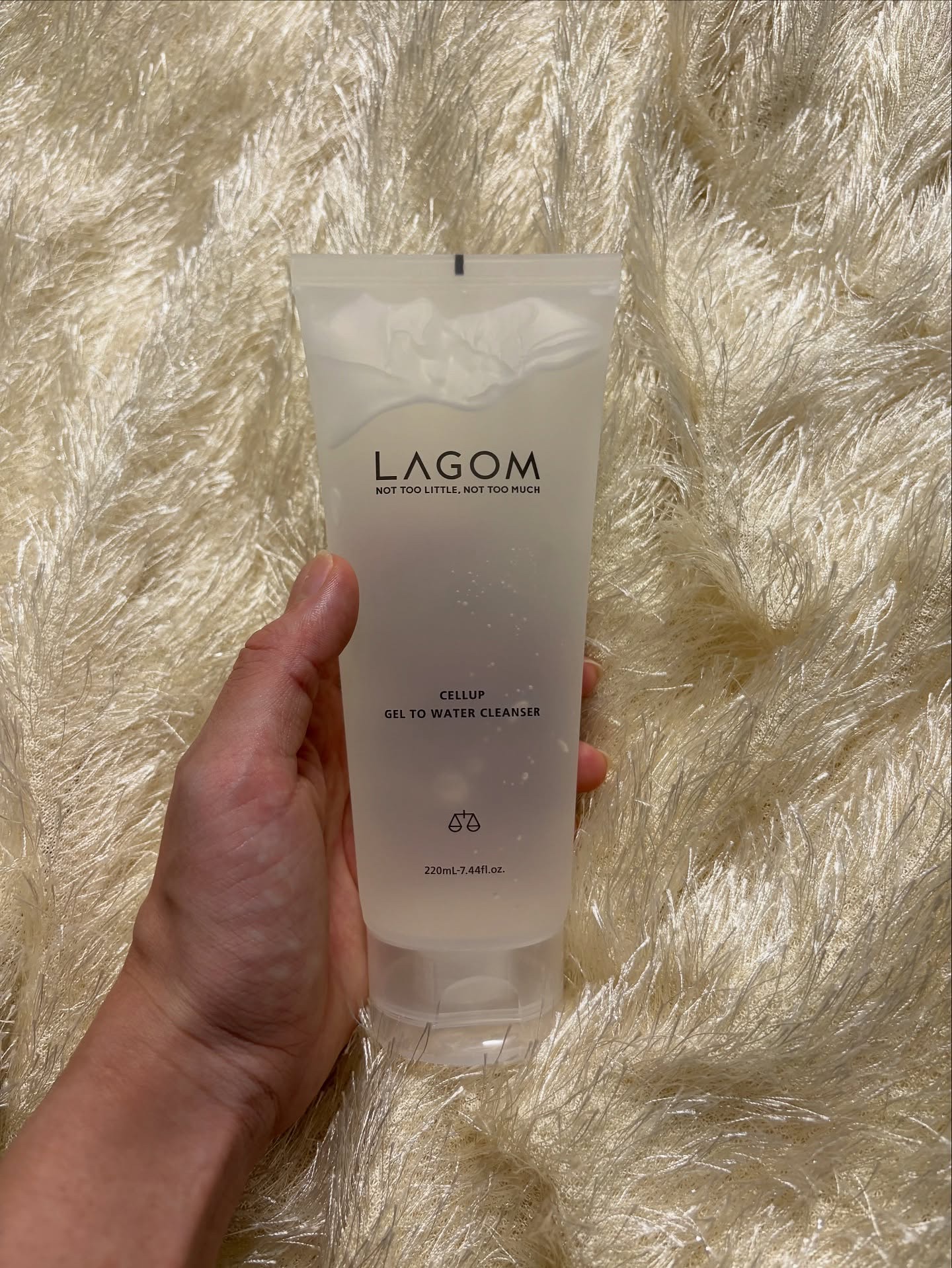 ラゴム ジェルトゥウォーター クレンザー(朝用洗顔)/LAGOM /その他洗顔料を使ったクチコミ（2枚目）