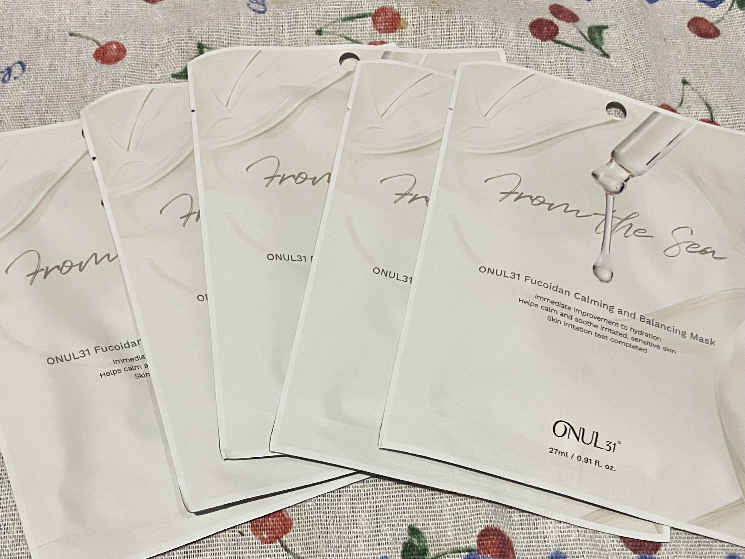フコイダンカーミング＆バランシングマスク/ONUL31/シートマスク・パックを使ったクチコミ（3枚目）