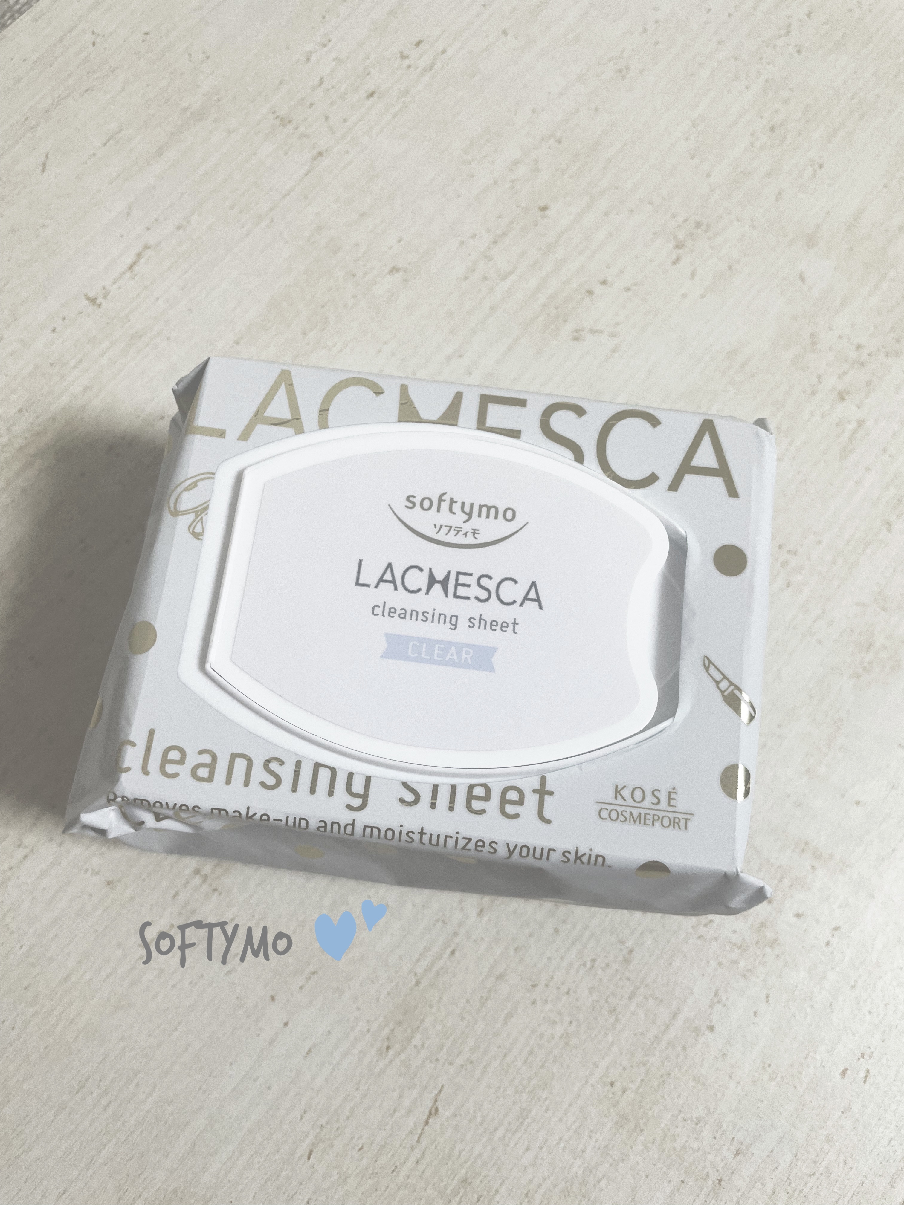 水クレンジングシート（クリア）/ラチェスカ/クレンジングシートを使ったクチコミ（1枚目）