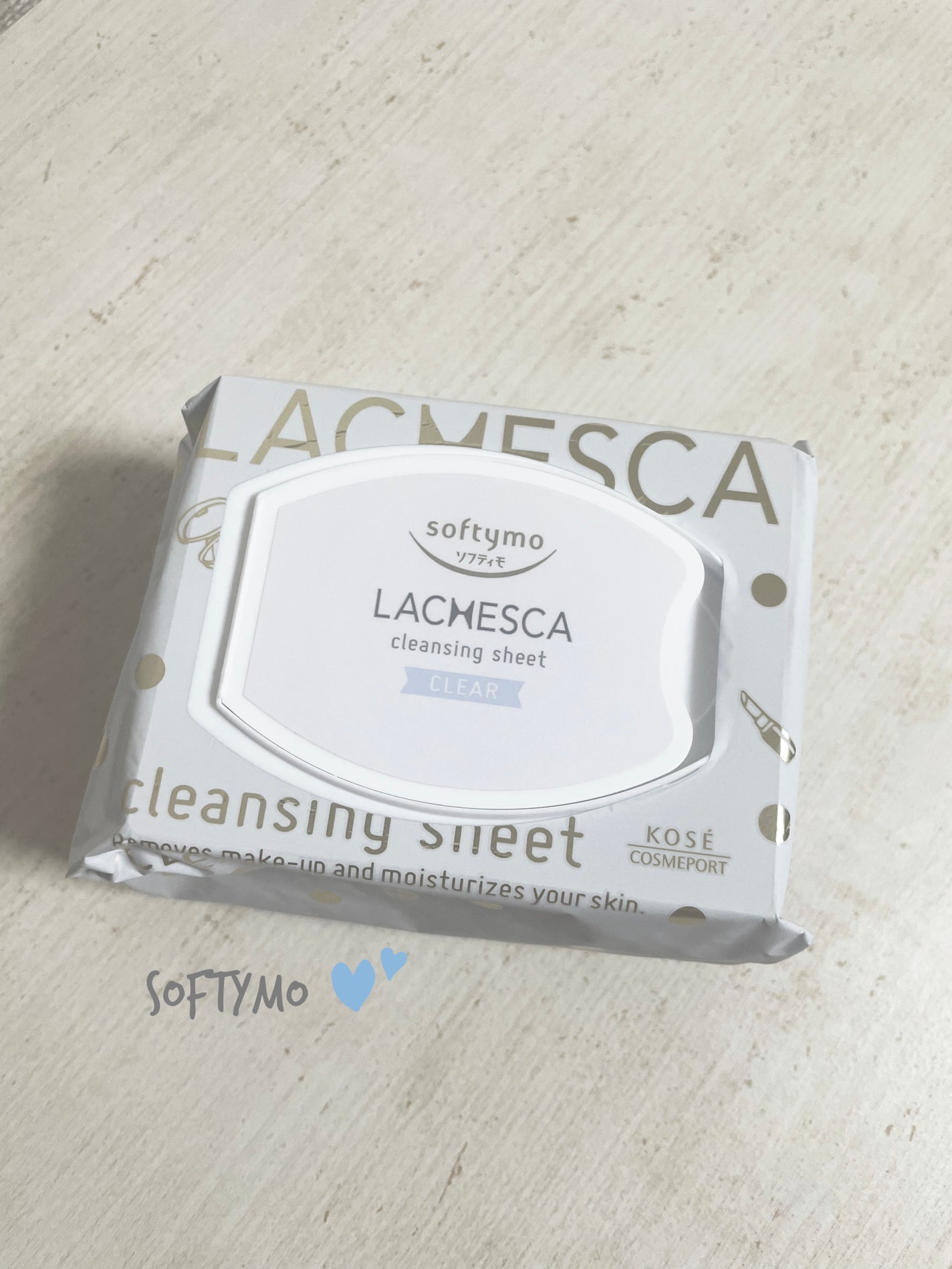 水クレンジングシート(クリア)/ラチェスカ/クレンジングシートを使ったクチコミ(1枚目)