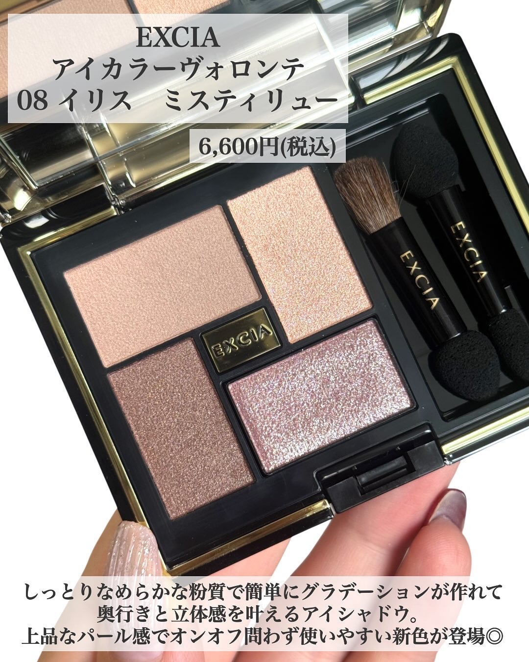 エクシア アイカラー ヴォロンテ/ALBION/アイシャドウパレットを使ったクチコミ(2枚目)