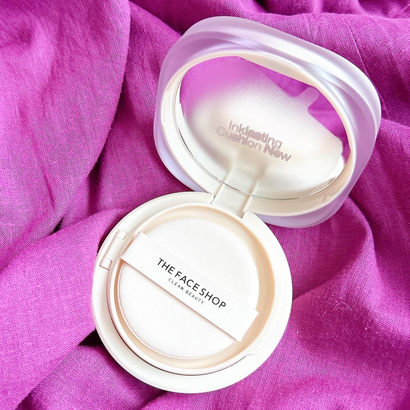 インクラスティングクッションファンデーション/THE FACE SHOP/クッションファンデーションを使ったクチコミ(3枚目)