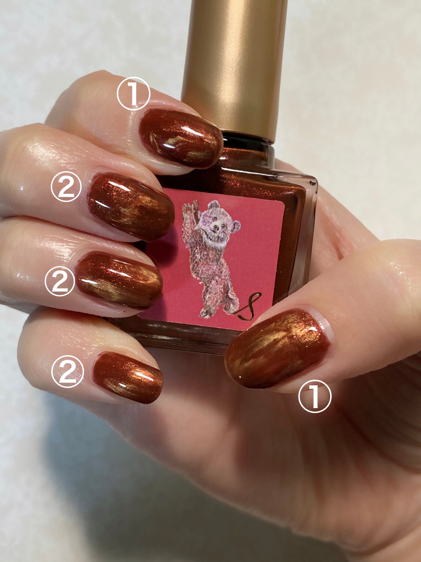 ネイルエス/ nail S(ネイルエス) /マニキュアを使ったクチコミ(2枚目)