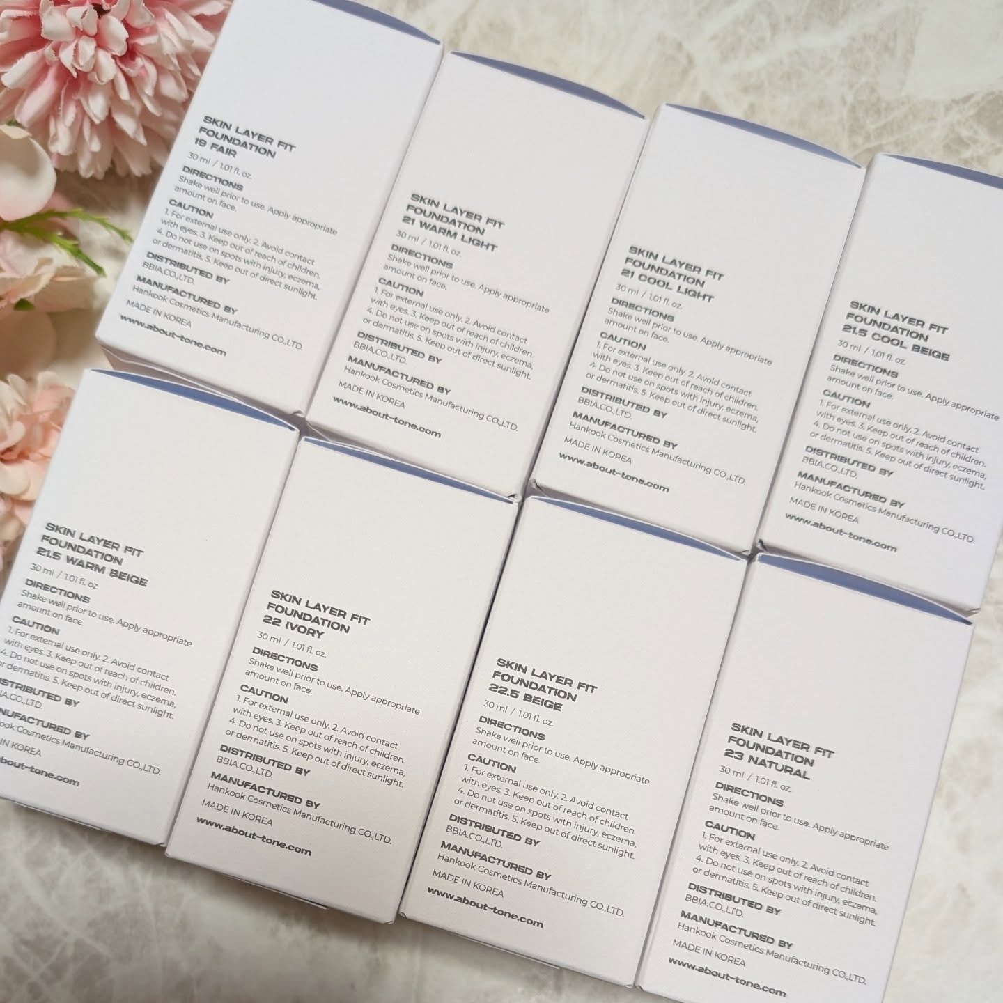 スキンレイヤーフィットファンデーション/ABOUT TONE/リキッドファンデーションを使ったクチコミ（2枚目）